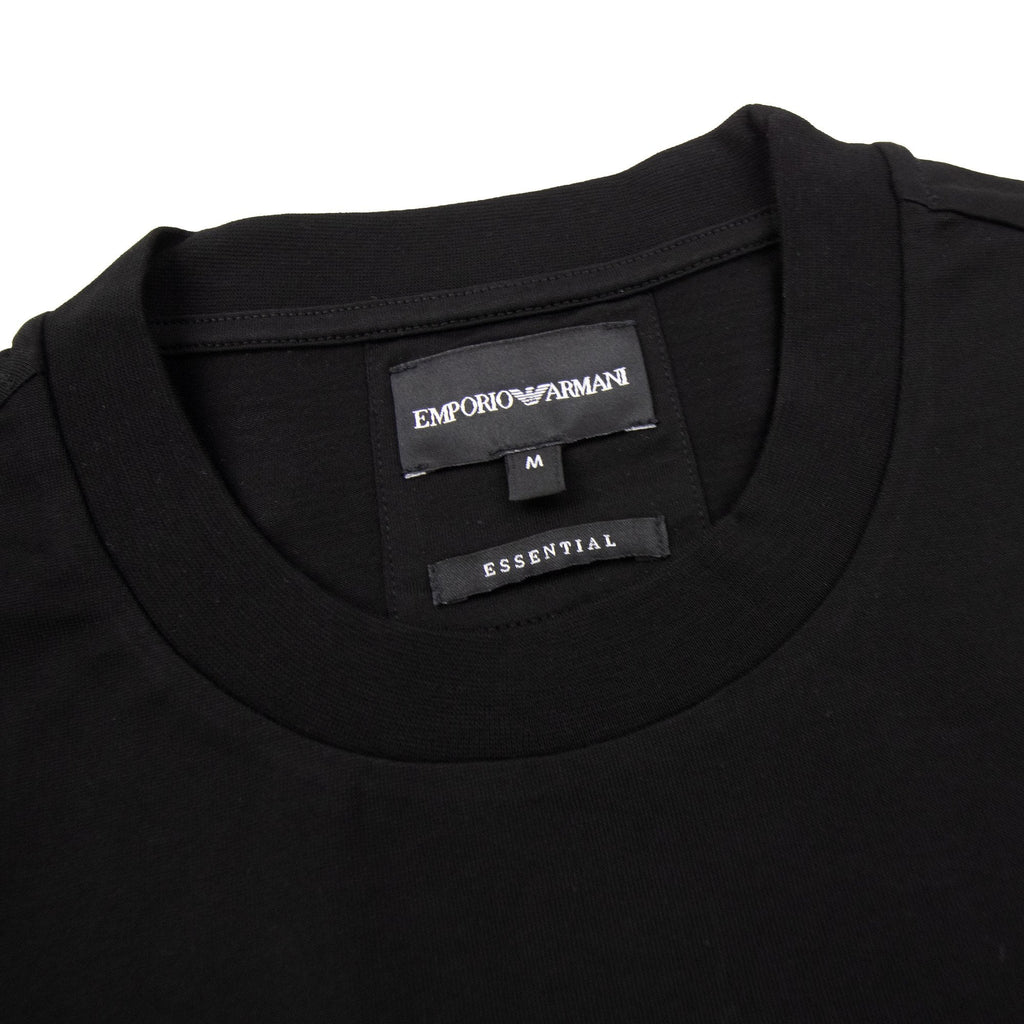 Emporio Armani Stencil Logo Tee Black