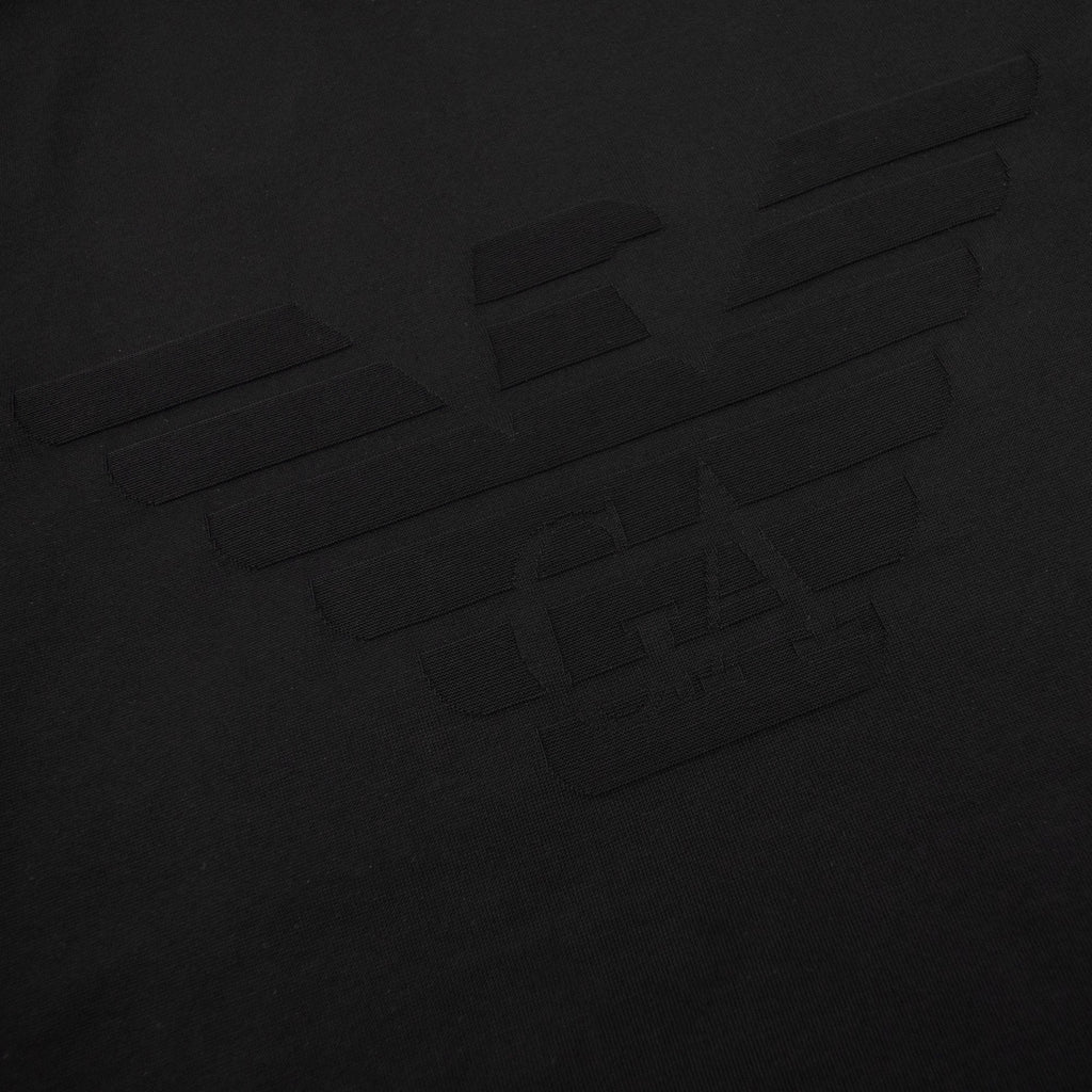 Emporio Armani Stencil Logo Tee Black
