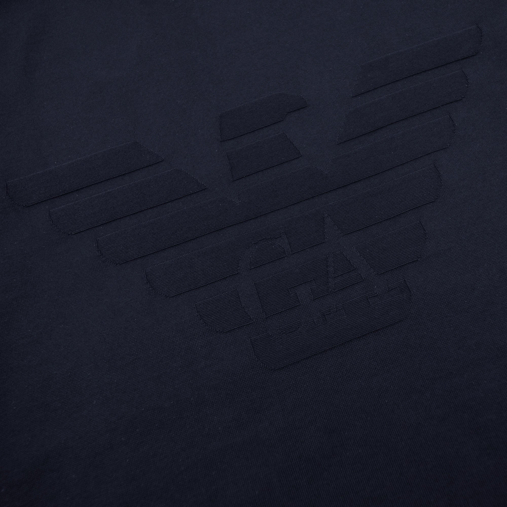 Emporio Armani Stencil Logo Tee Navy