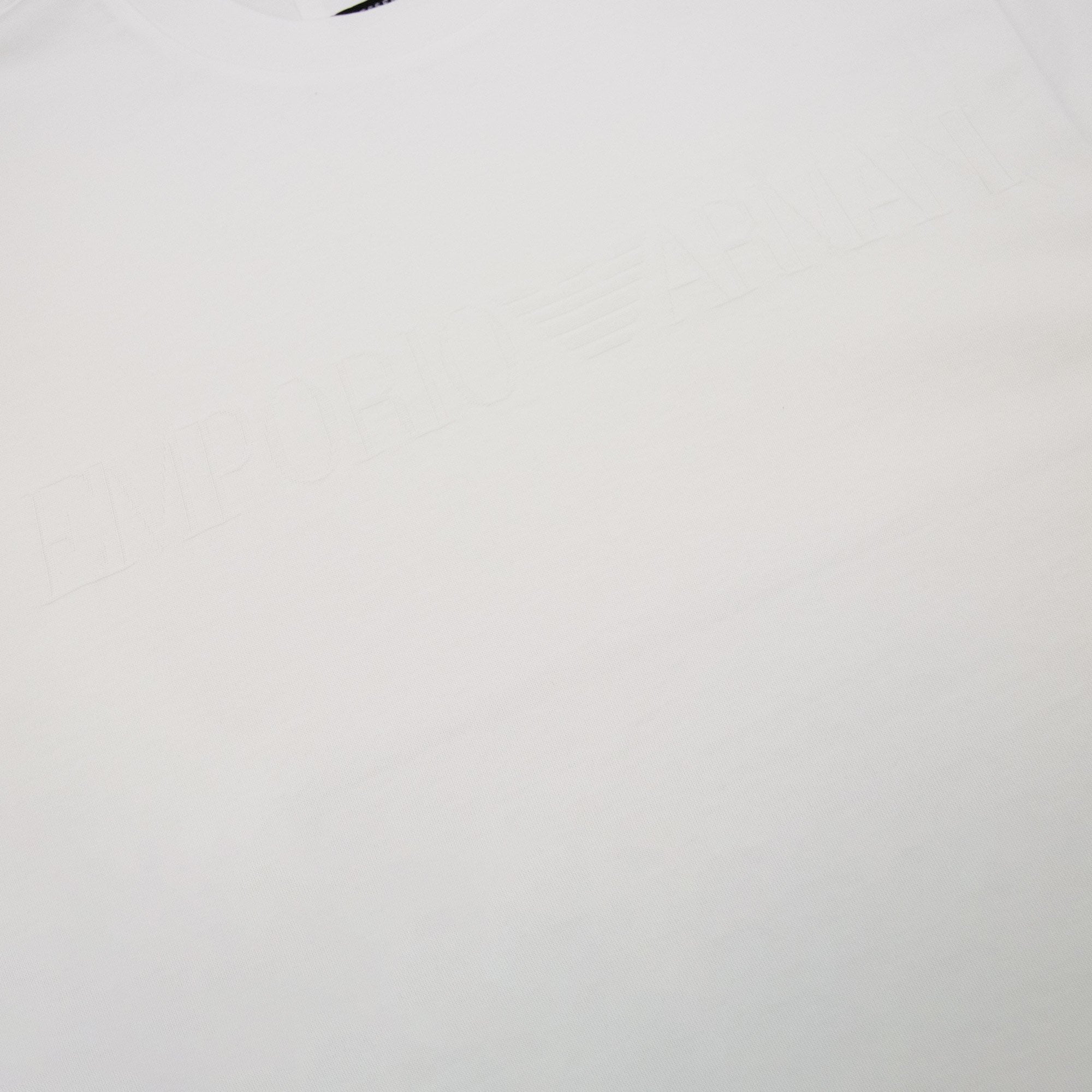 Emporio Armani Stencil Logo Tee White