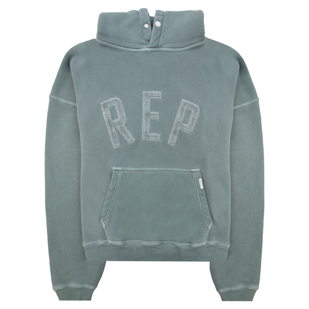 Represent Rep Applique Hoodie Forest Green