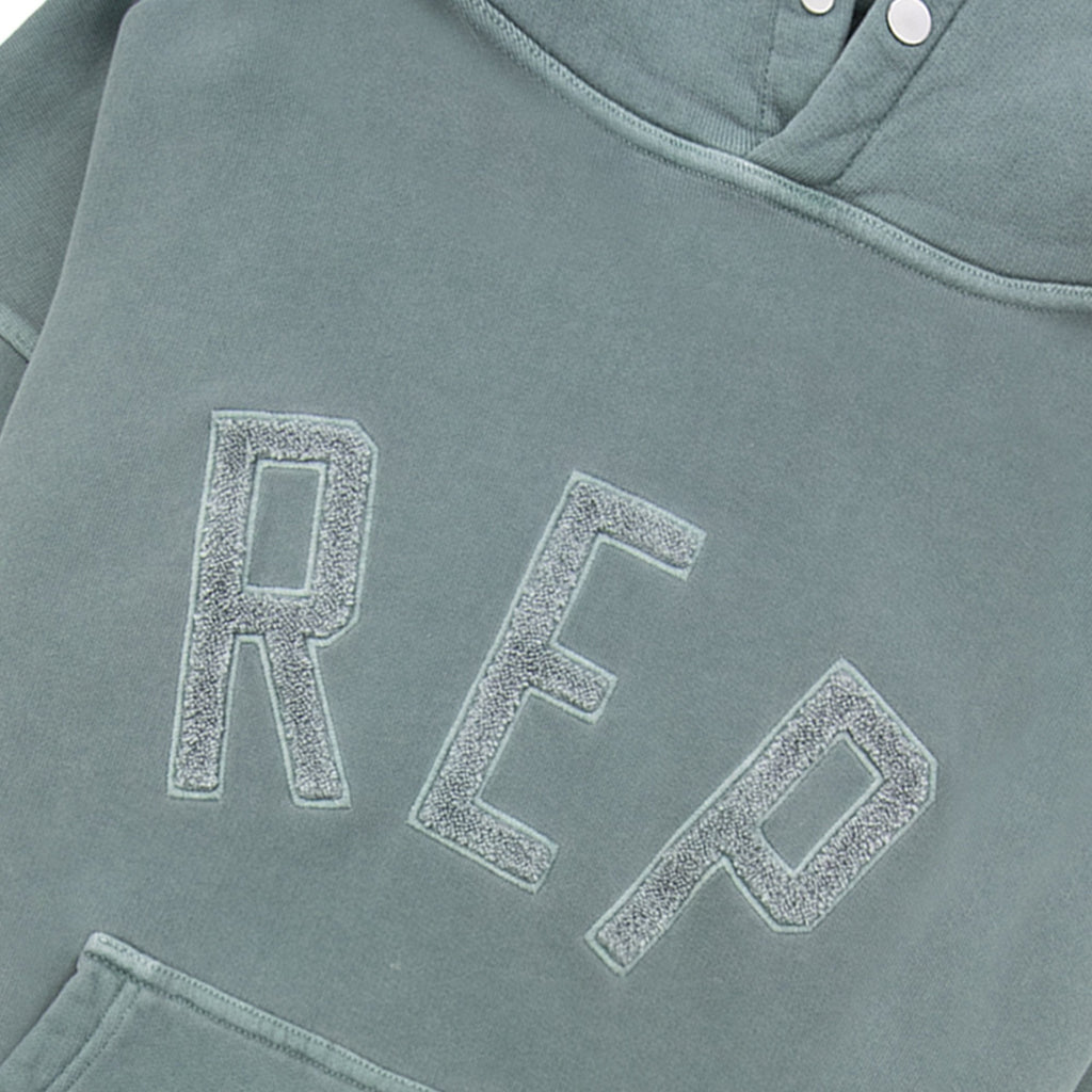 Represent Rep Applique Hoodie Forest Green