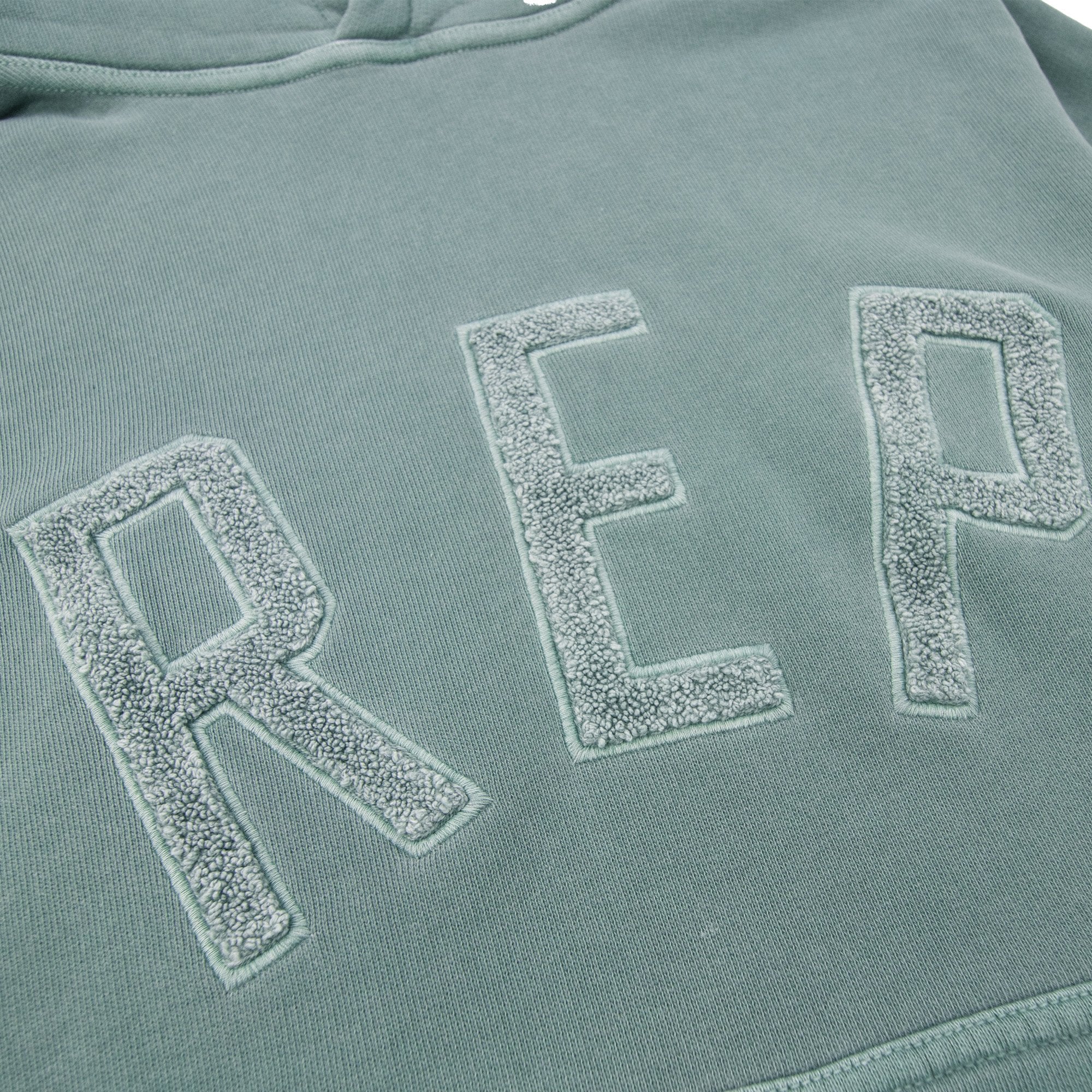 Represent Rep Applique Hoodie Forest Green