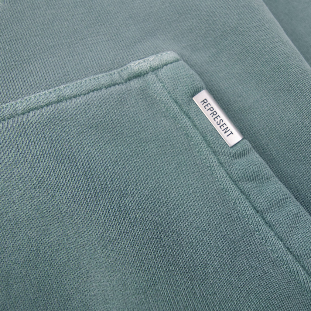 Represent Rep Applique Hoodie Forest Green