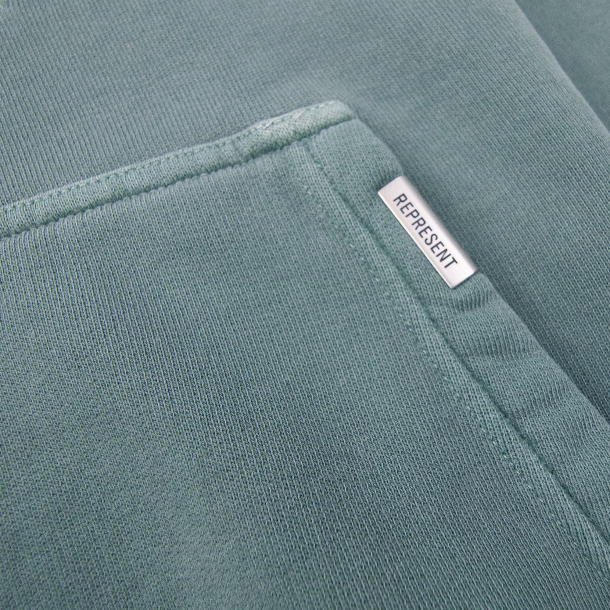 Represent Rep Applique Hoodie Forest Green
