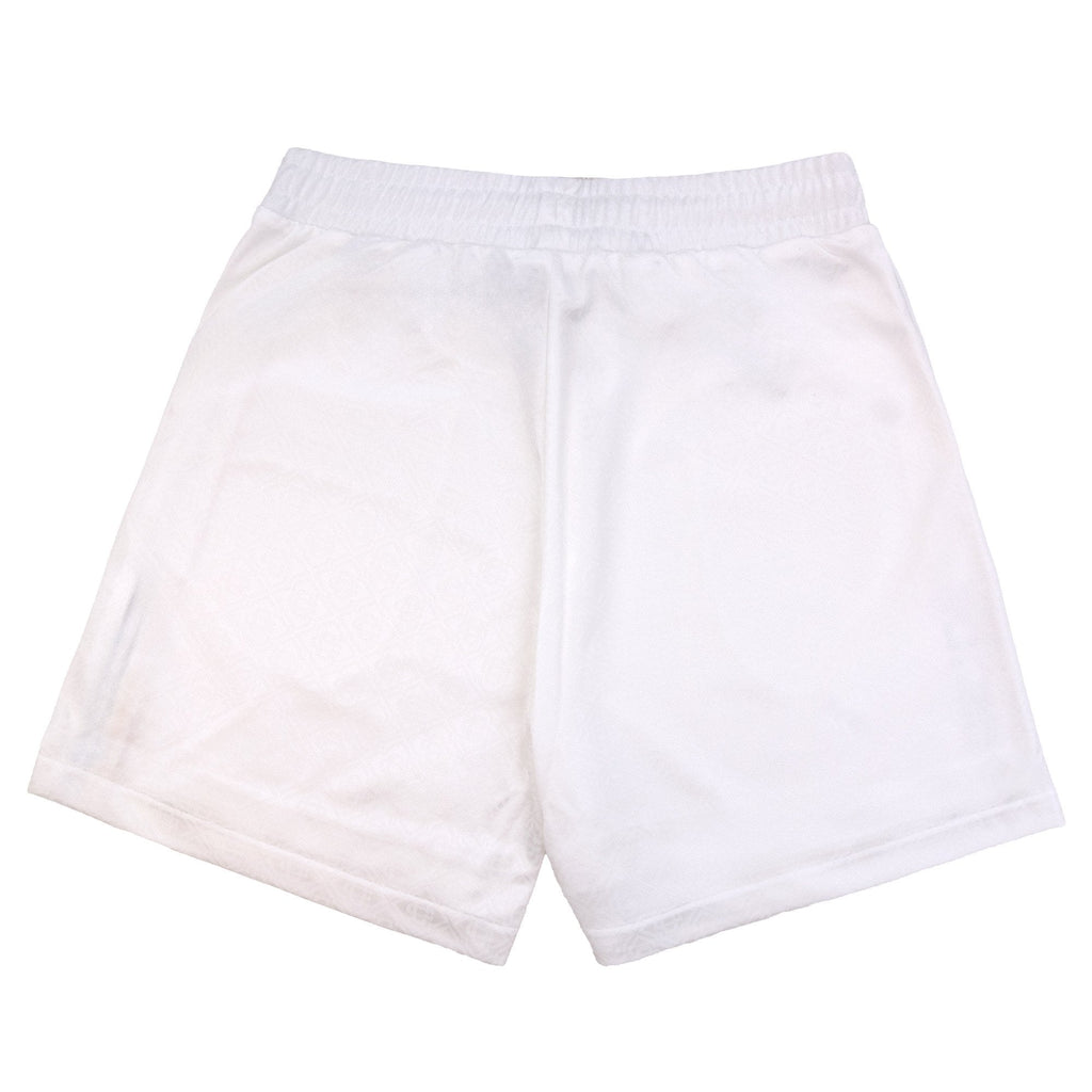 Casablanca Jacquard Monogram Football Shorts White