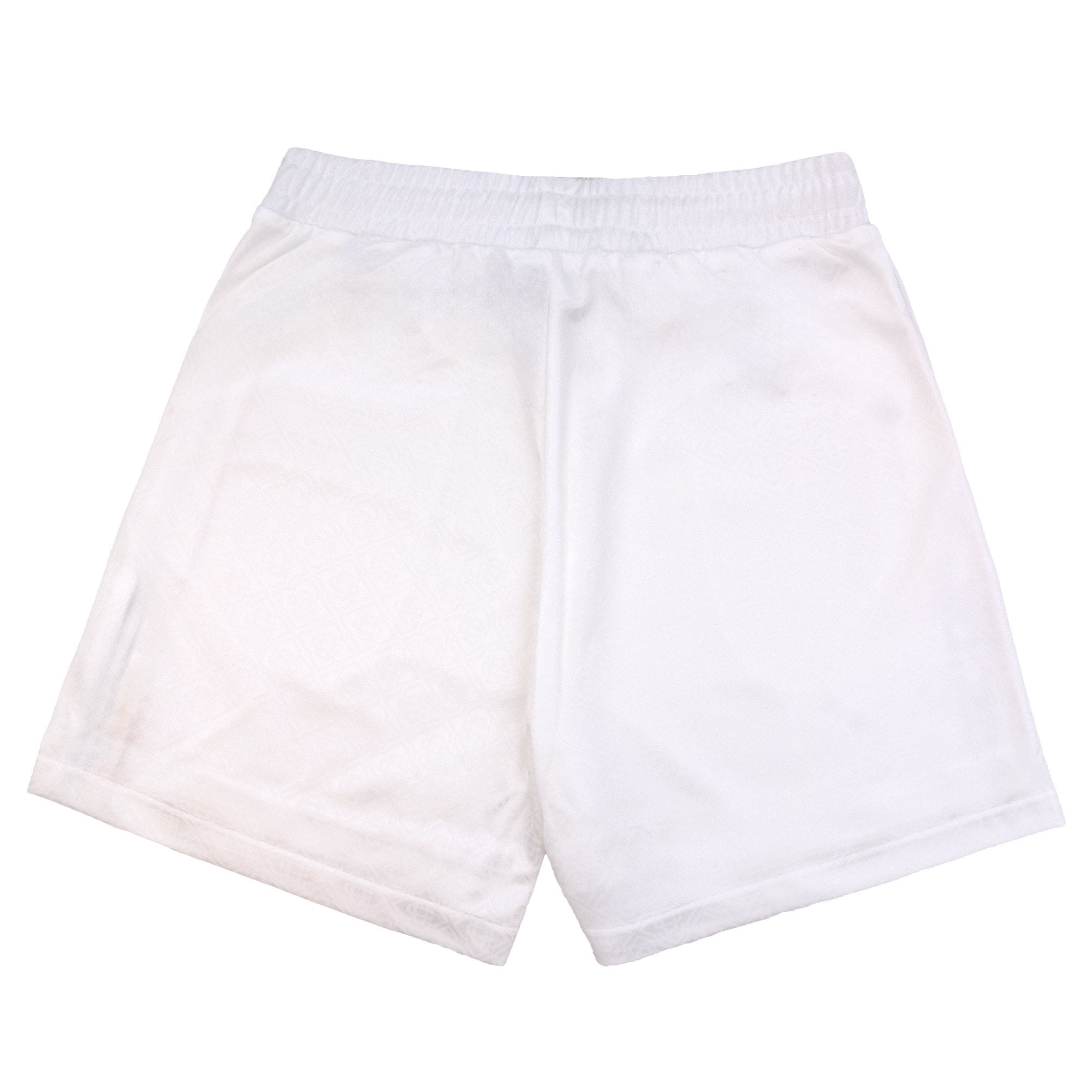Casablanca Jacquard Monogram Football Shorts White