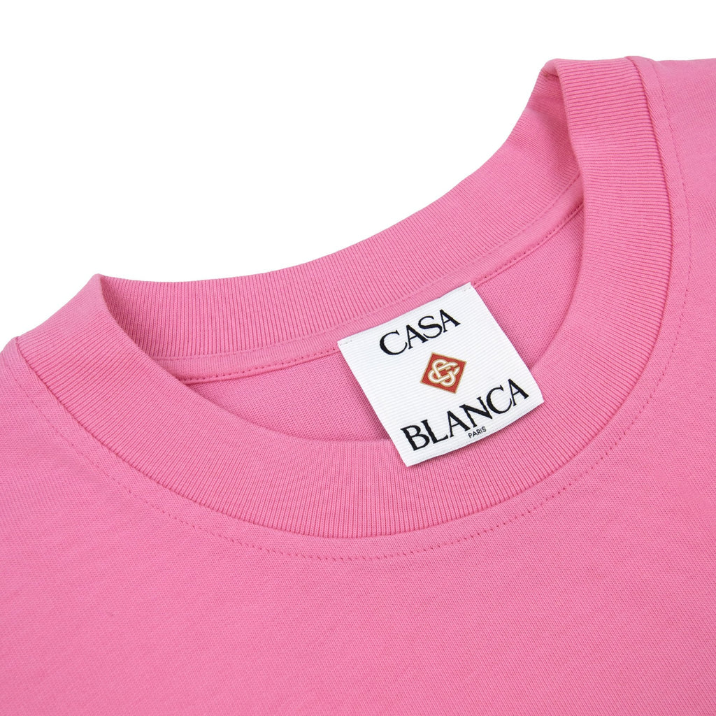 Casablanca Casa Way Skate Printed T-shirt Pink