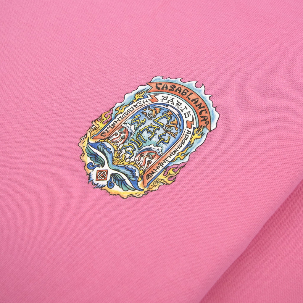 Casablanca Casa Way Skate Printed T-shirt Pink