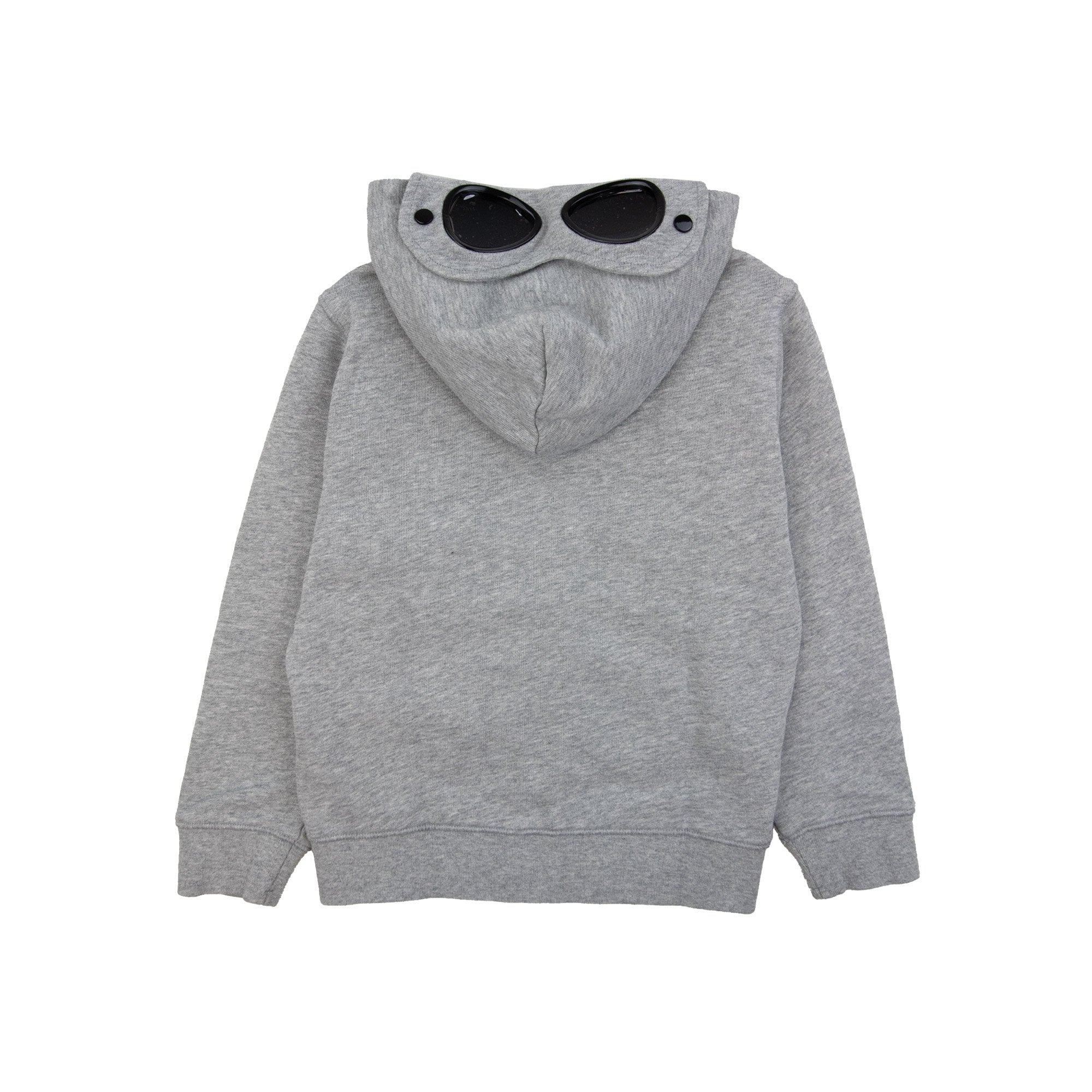 Cp Company Undersixteen Basic Fleece Google Hooded Sweatshirt Grey 60901
