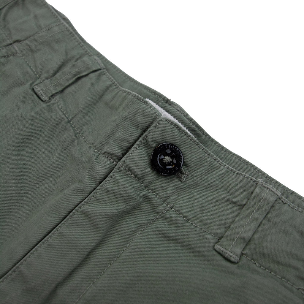 Cp Company Undersixteen U16 Stretch Sateen Lens Cargo Shorts Green 669