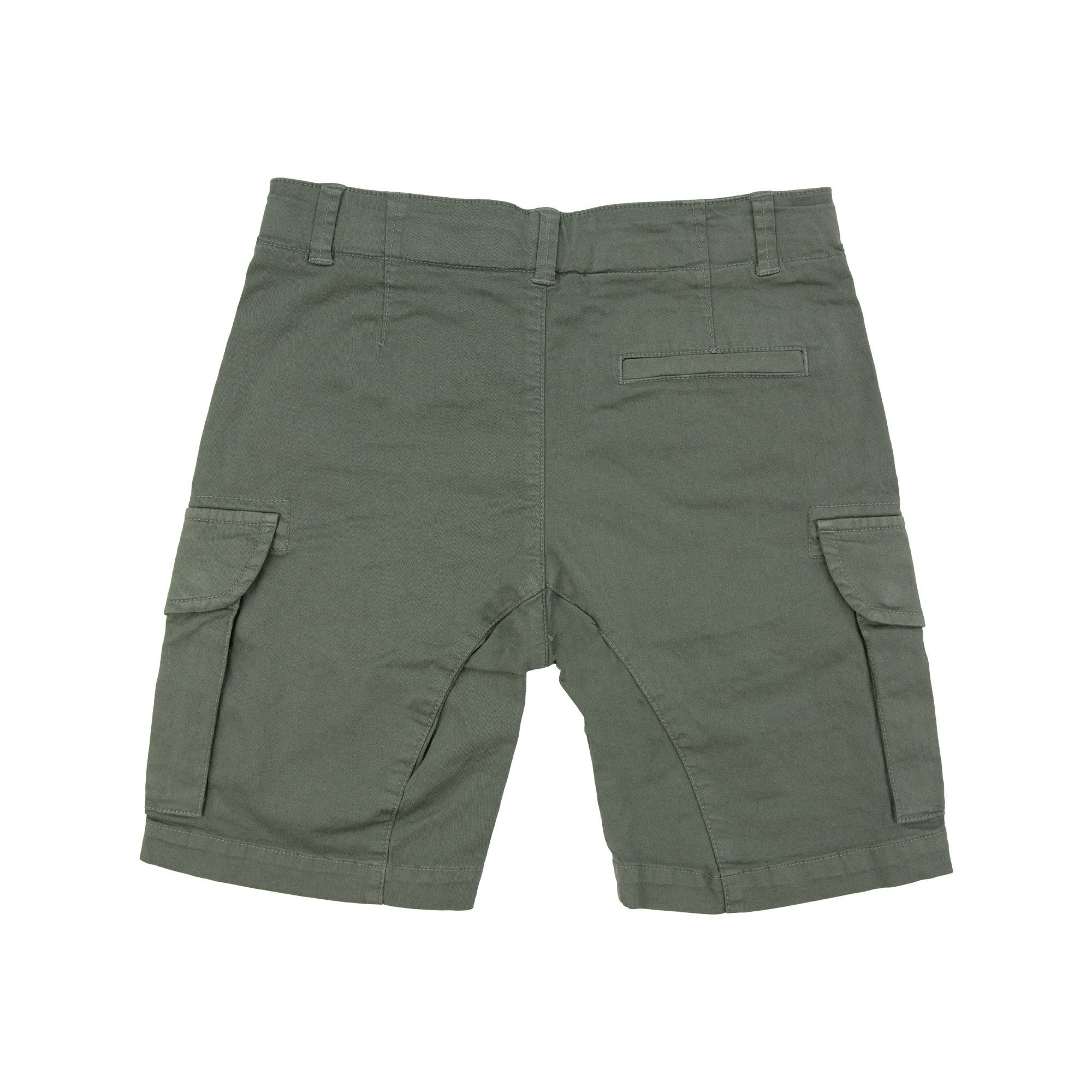 Cp Company Undersixteen U16 Stretch Sateen Lens Cargo Shorts Green 669