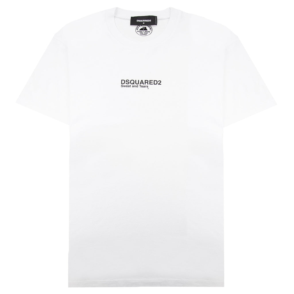 Dsquared2 Sweat And Tears Cool Fit Tee White