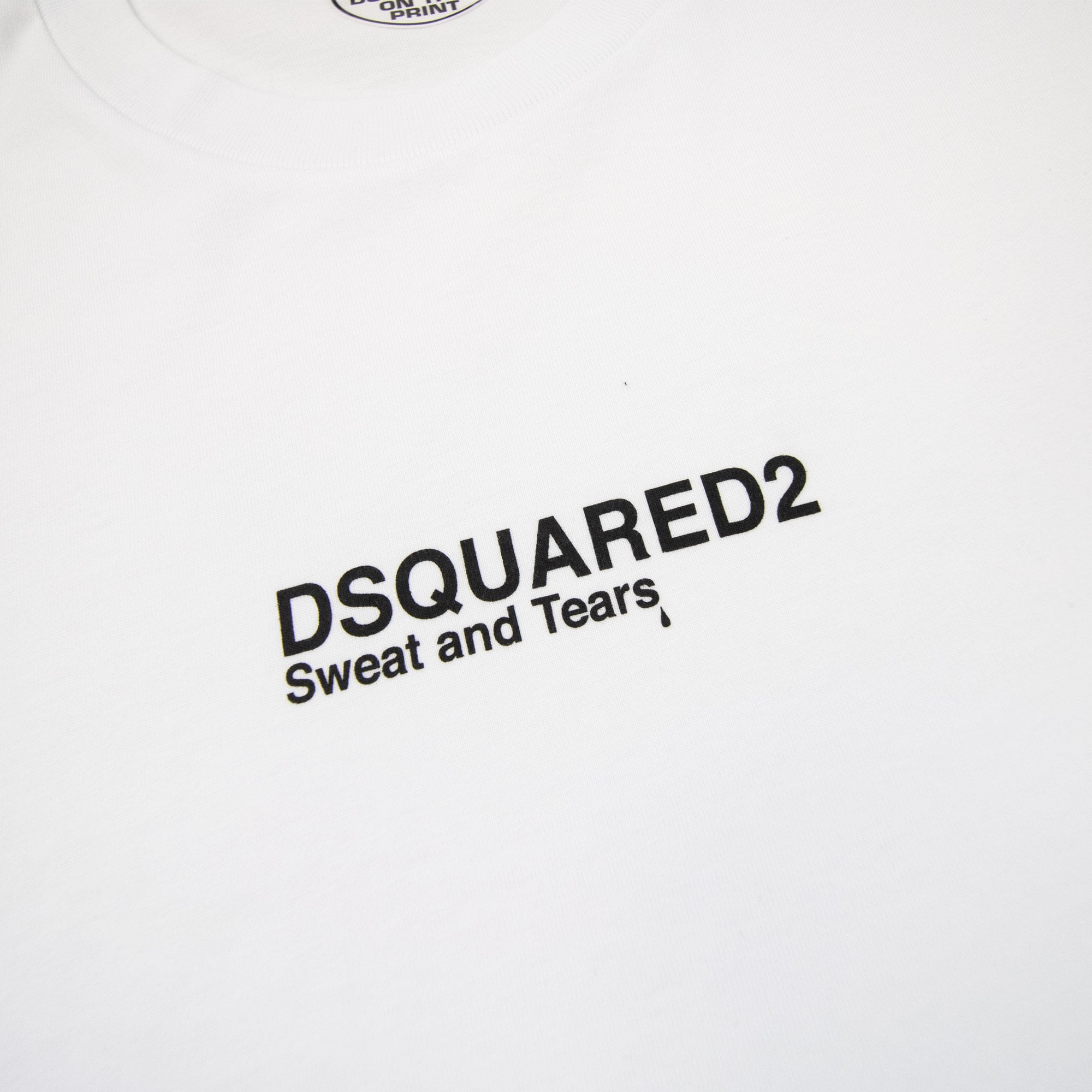 Dsquared2 Sweat And Tears Cool Fit Tee White