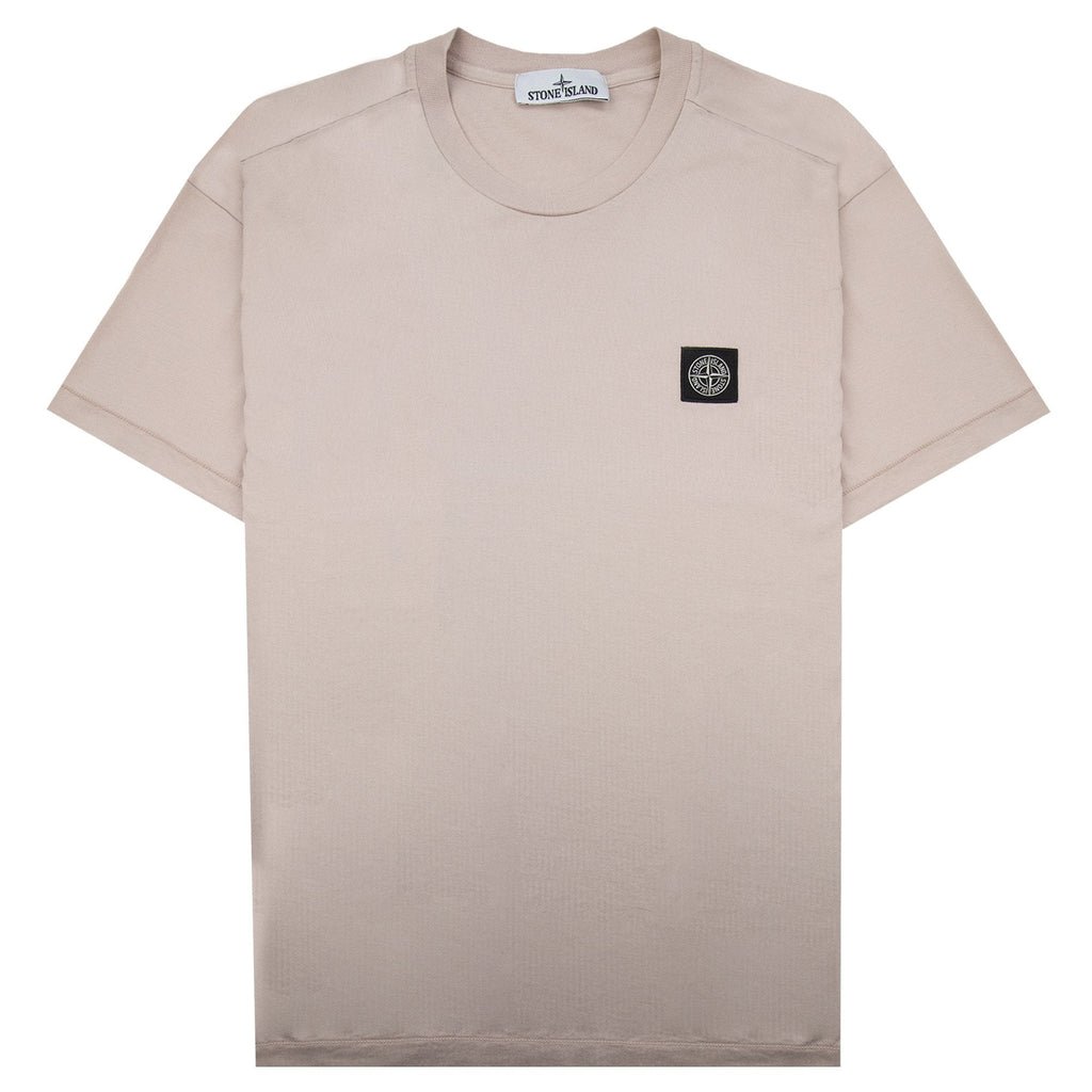 Stone Island Small Logo Patch T Shirt Dust Pink V0082