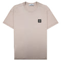 Stone Island Small Logo Patch T Shirt Dust Pink V0082