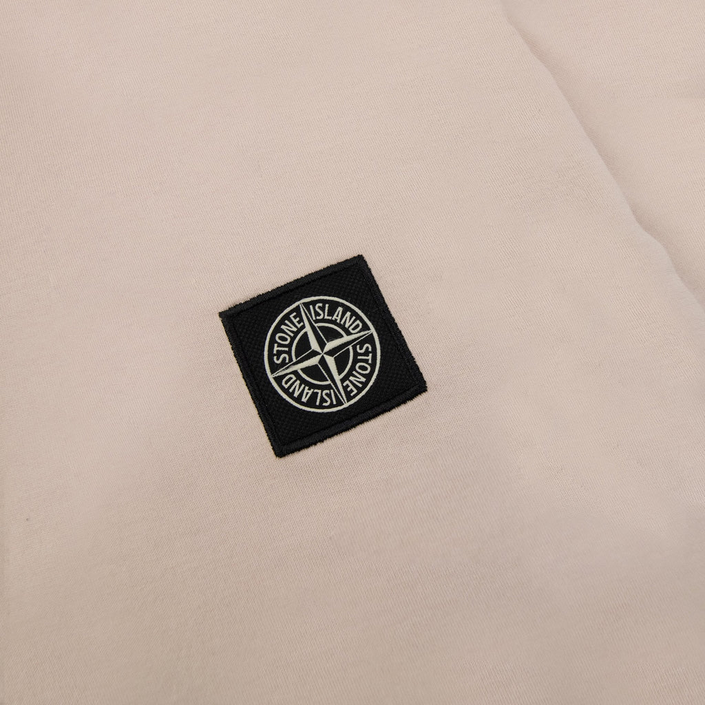 Stone Island Small Logo Patch T Shirt Dust Pink V0082