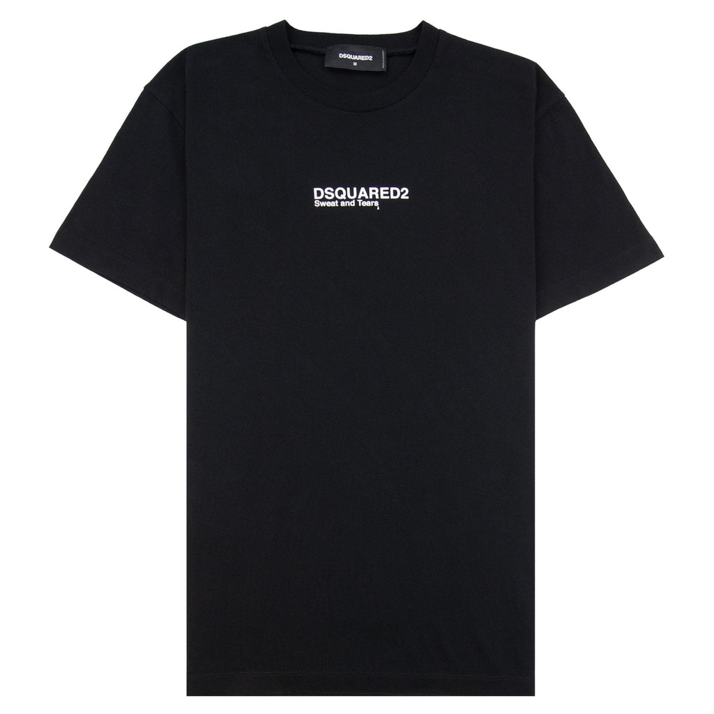 Dsquared2 Sweat And Tears Cool Fit Tee Black 900