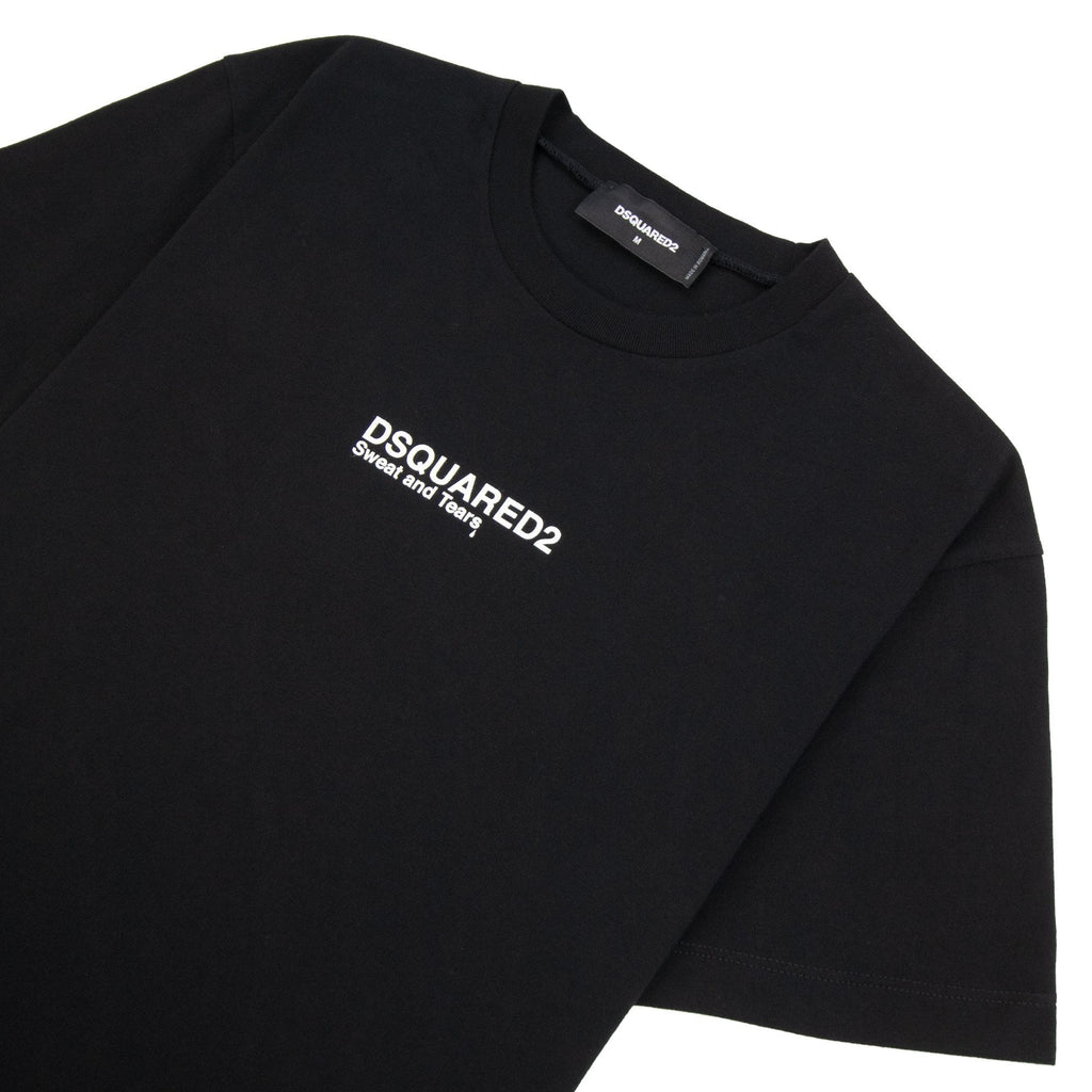 Dsquared2 Sweat And Tears Cool Fit Tee Black 900
