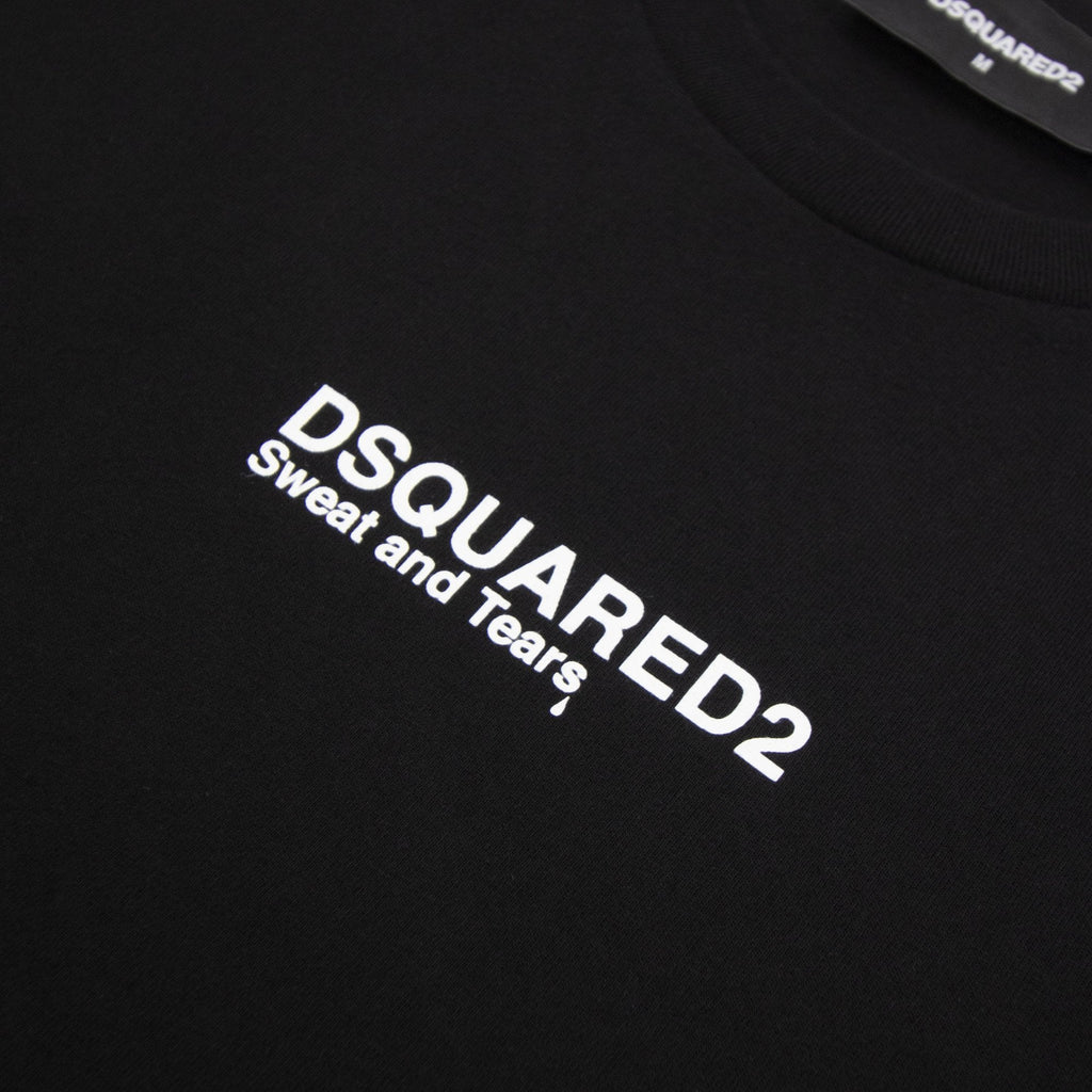 Dsquared2 Sweat And Tears Cool Fit Tee Black 900