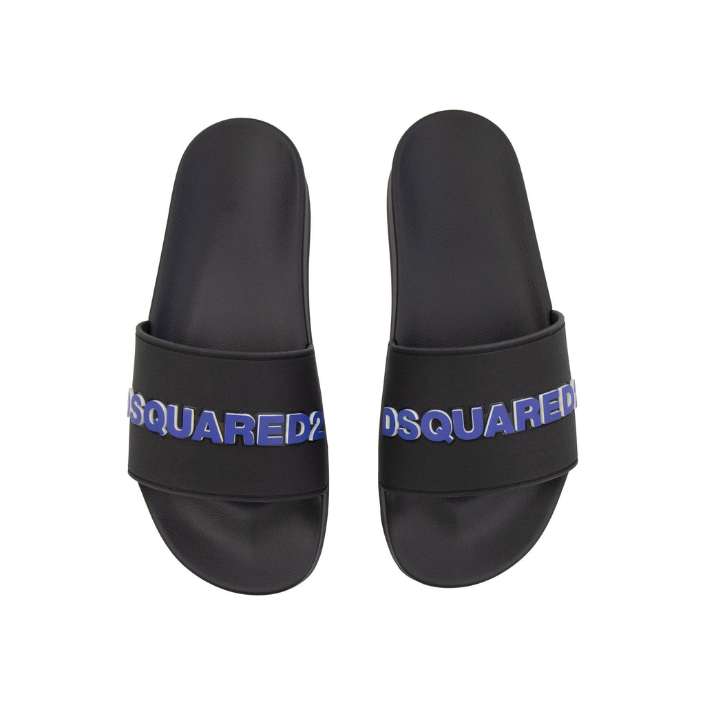 Dsquared2 Dsquared Logo Slides Black/Blue