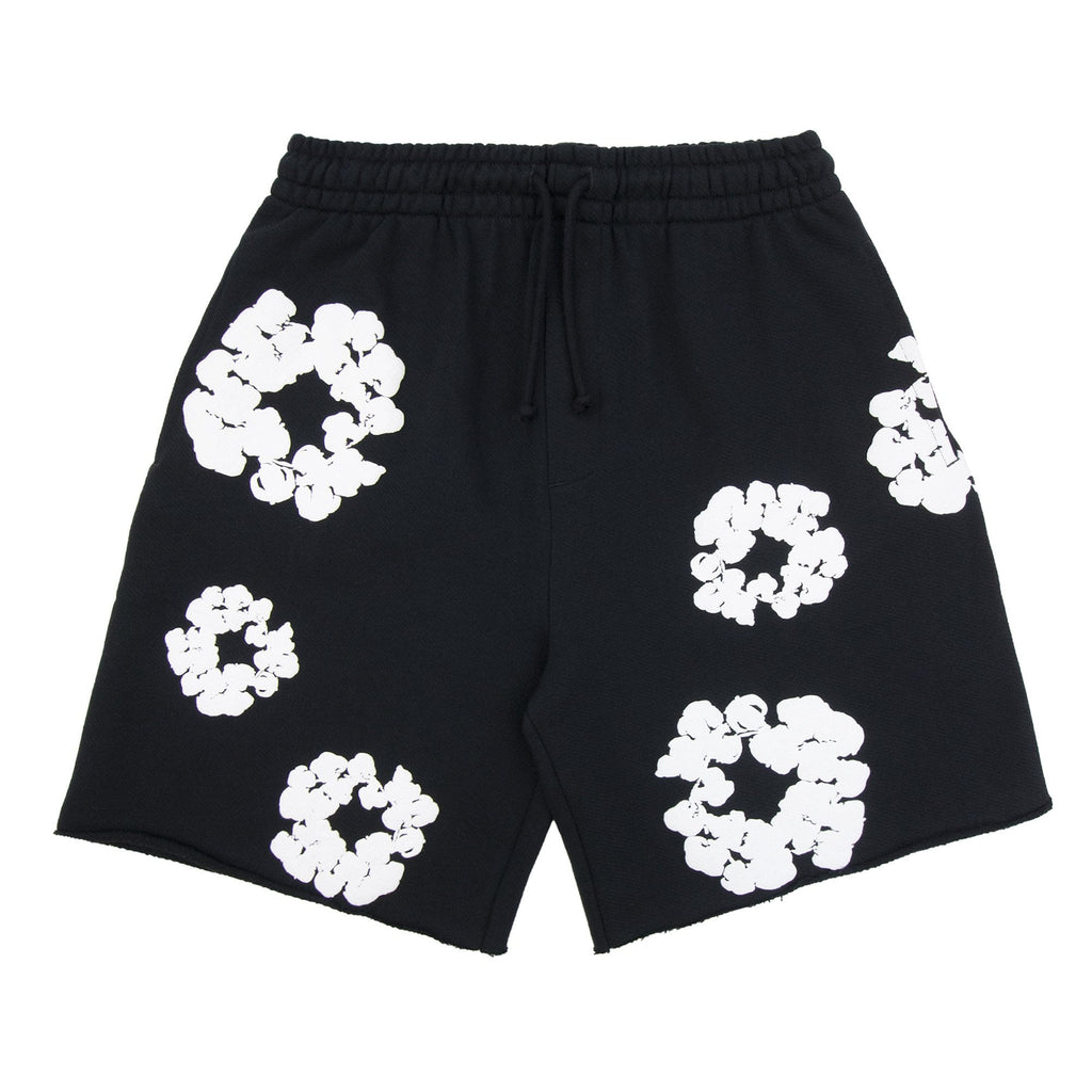 Denim Tears The Cotton Wreath Shorts Black