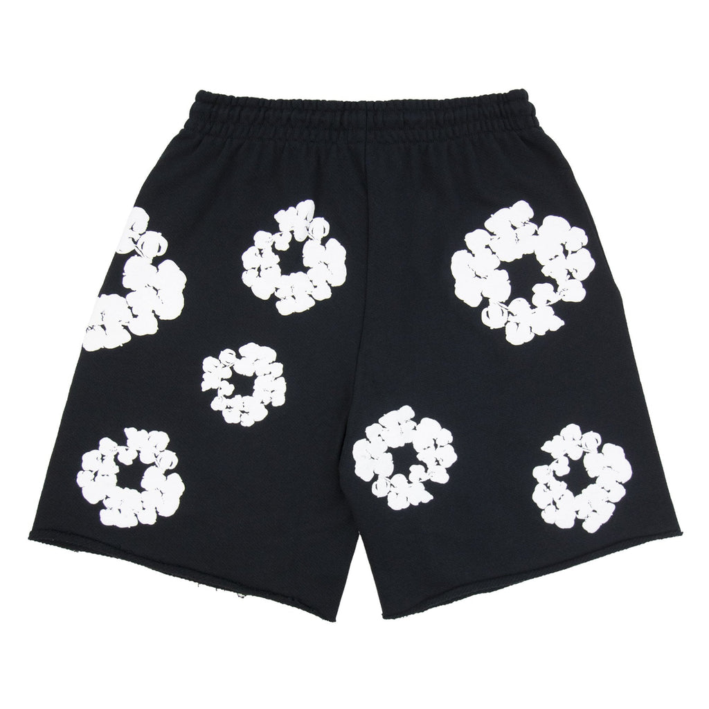 Denim Tears The Cotton Wreath Shorts Black
