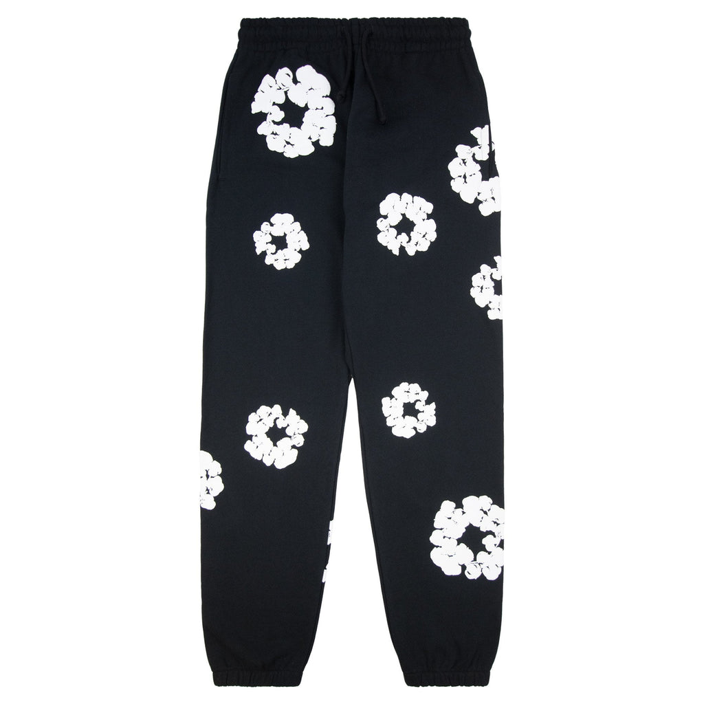 Denim Tears The Cotton Wreath Sweatpants Black