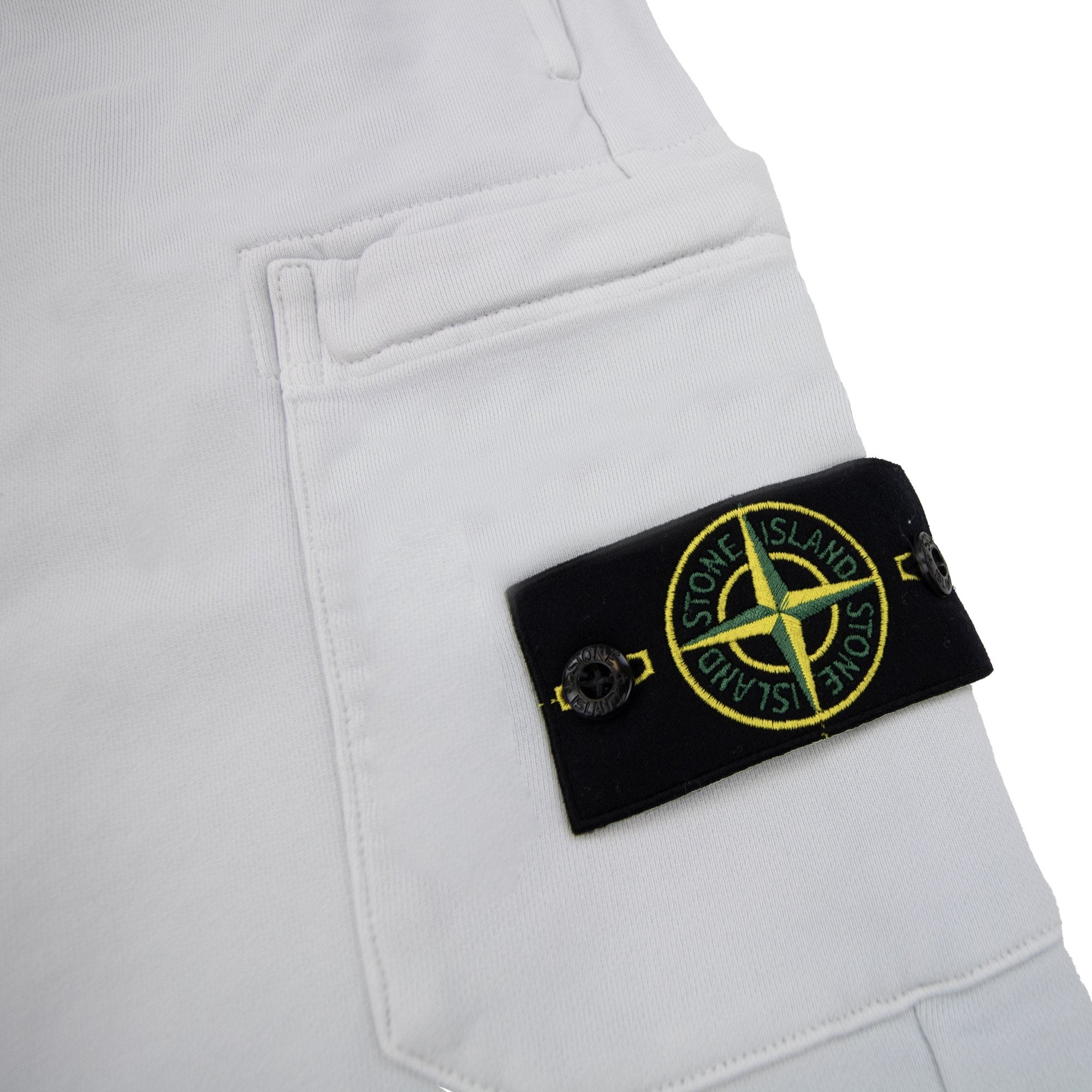 Stone Island 64520 Brushed Cotton Fleece Slim Fit Sky Blue V0041