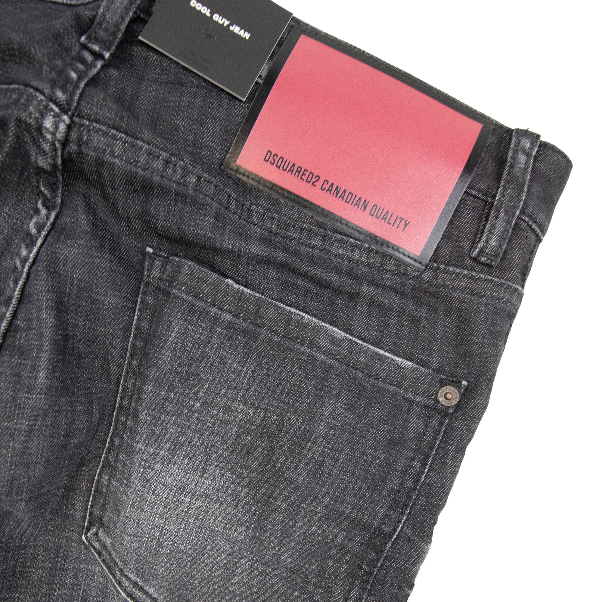 Dsquared2 Black Easy Wash Cool Guy Jeans Black 900