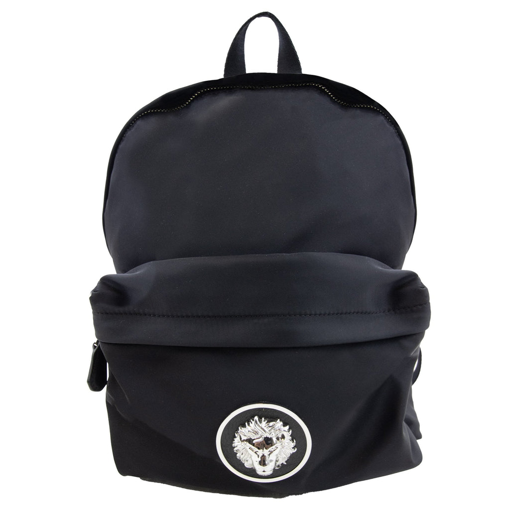 Versace Versus Lion Soft Leather Backpack Black
