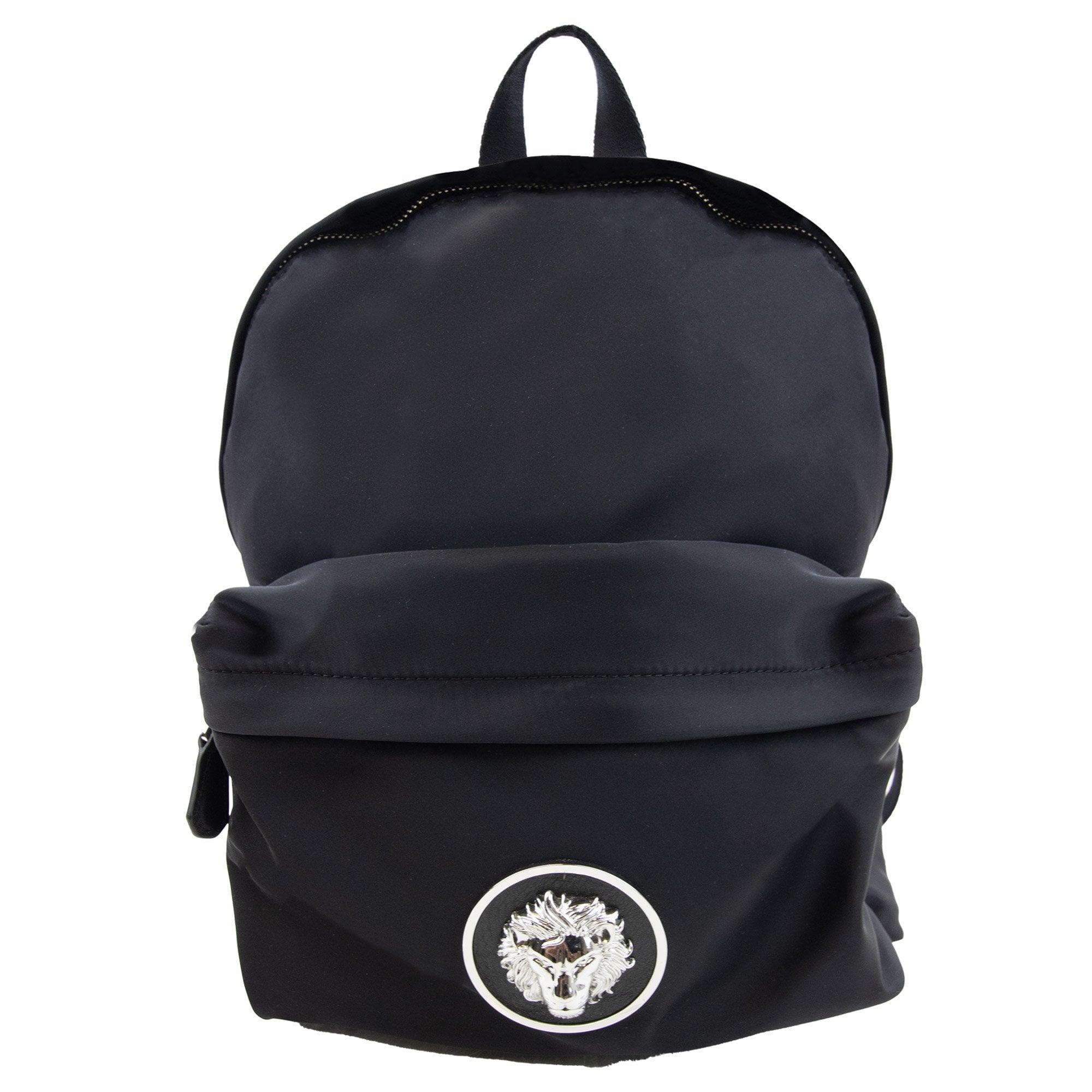 Versace Versus Lion Soft Leather Backpack Black