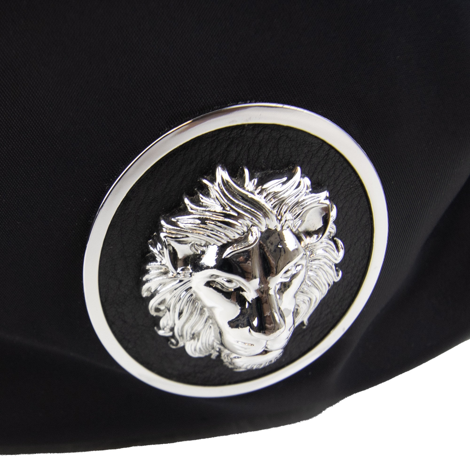 Versace Versus Lion Soft Leather Backpack Black