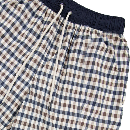 Aquascutum Iconic Volley Swim Shorts Club Check 28