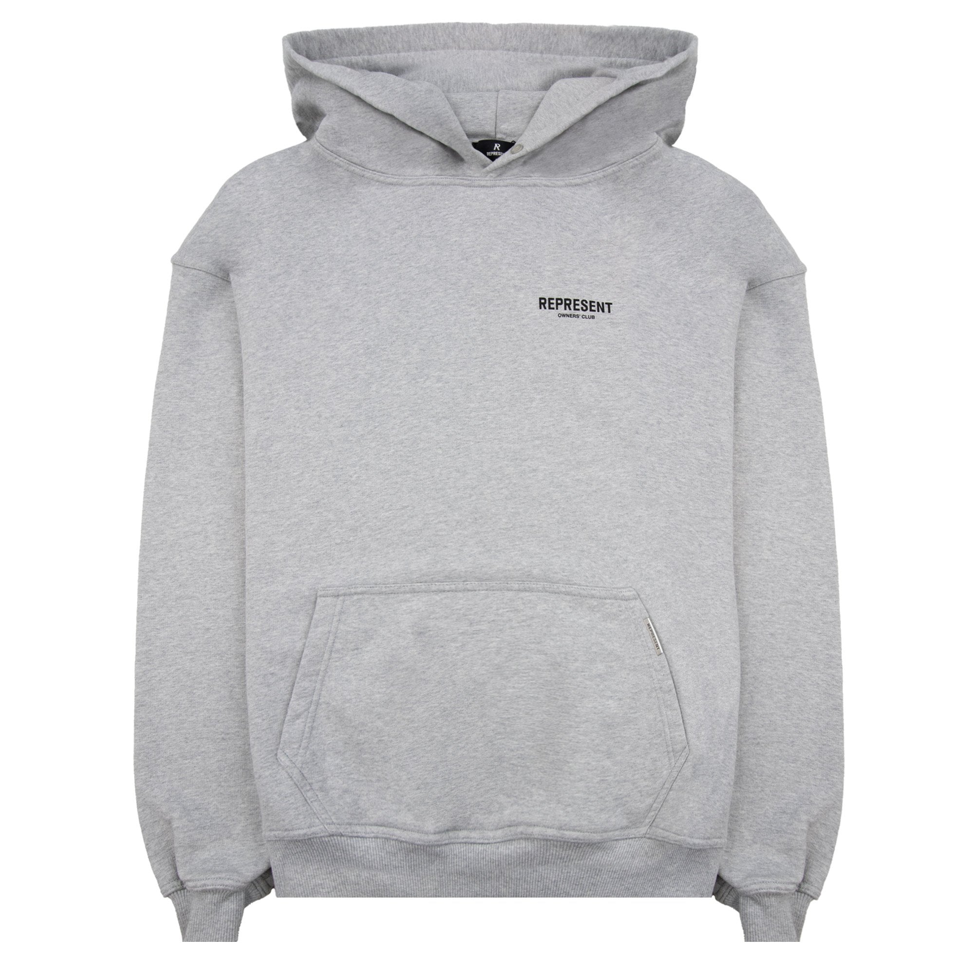 Represent Owners Club Hoodie Ash Grey/black