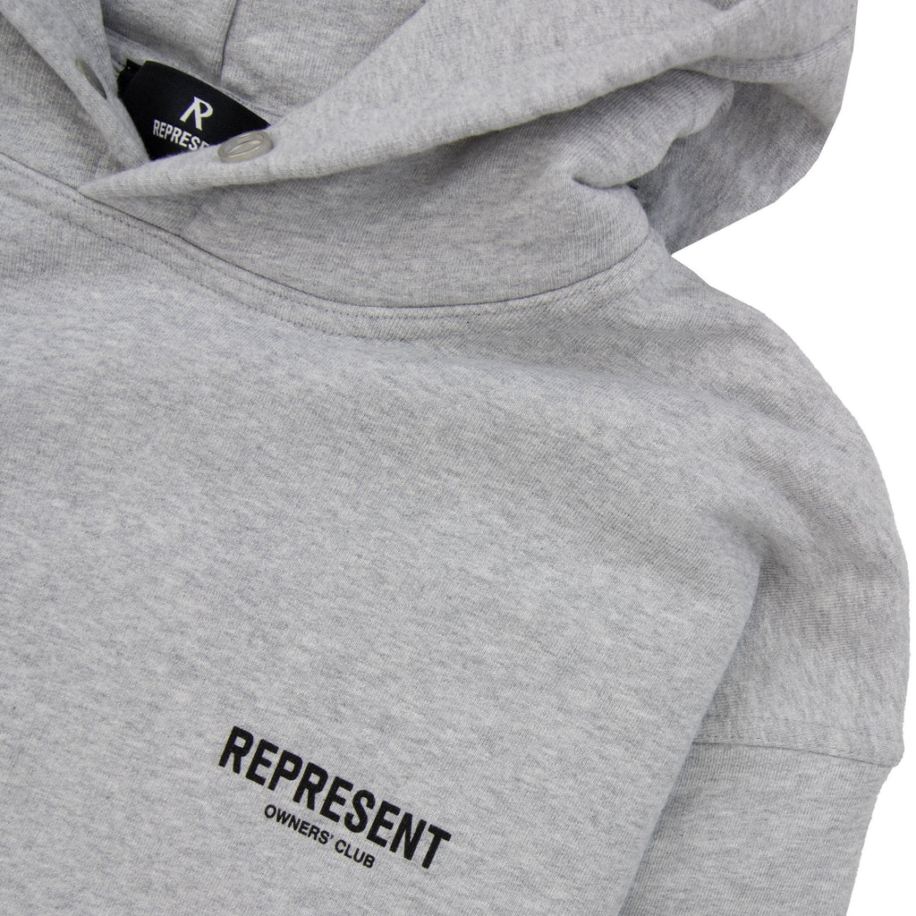 Represent Owners Club Hoodie Ash Grey/black