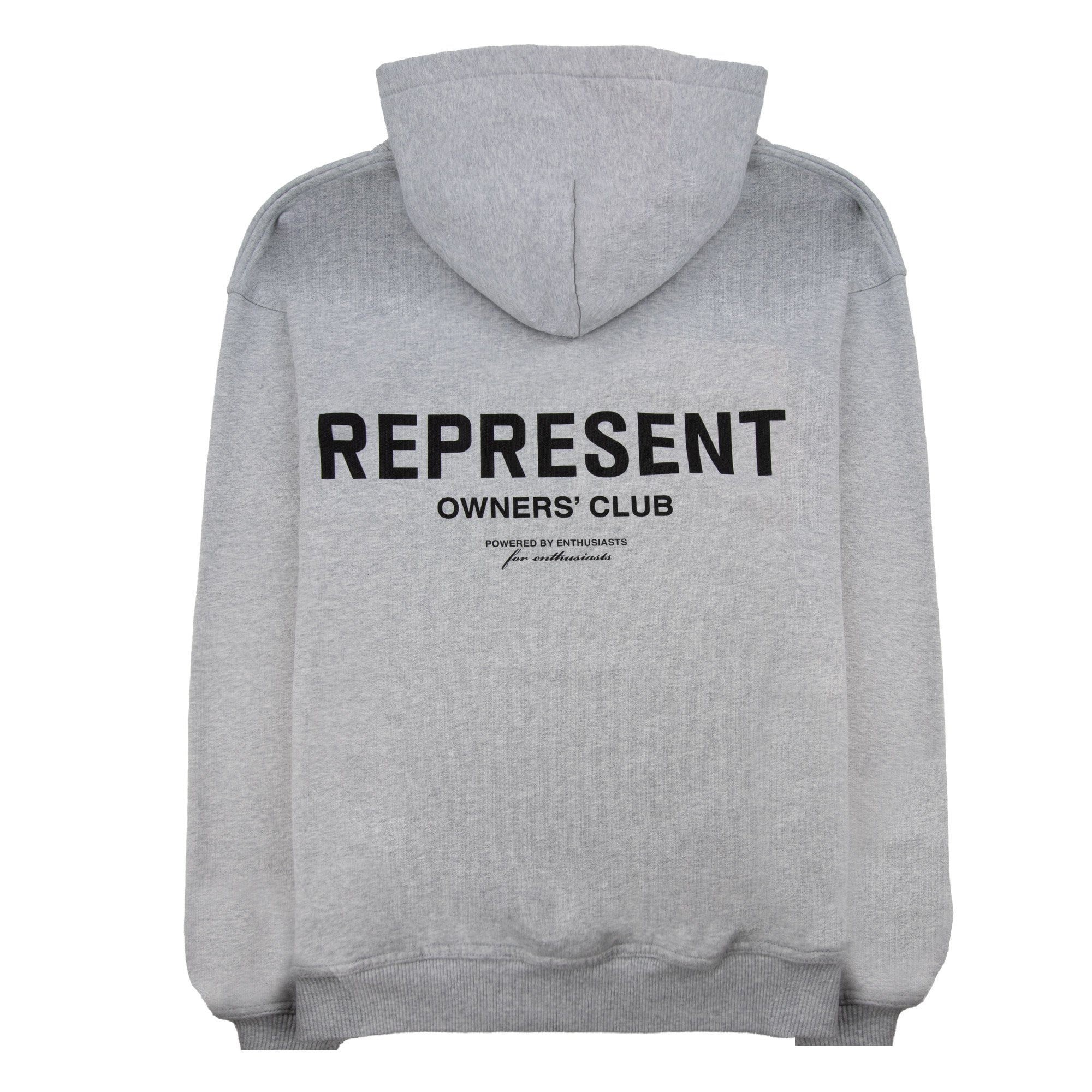 Represent Owners Club Hoodie Ash Grey/black