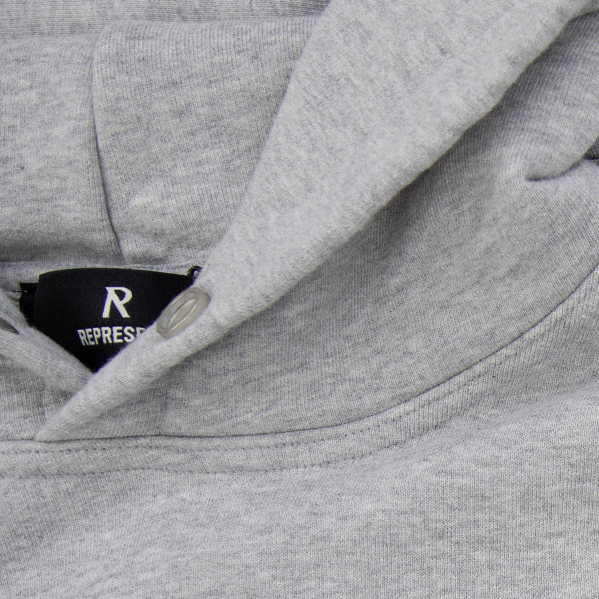 Represent Owners Club Hoodie Ash Grey/black