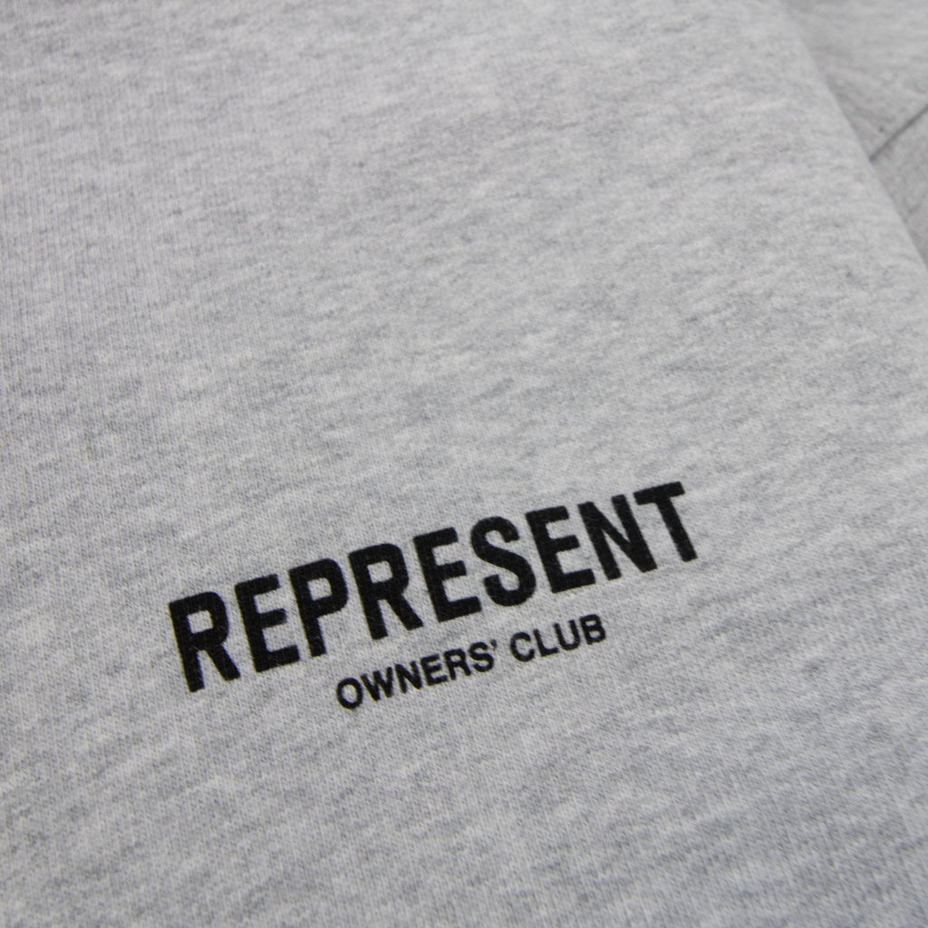Represent Owners Club Hoodie Ash Grey/black