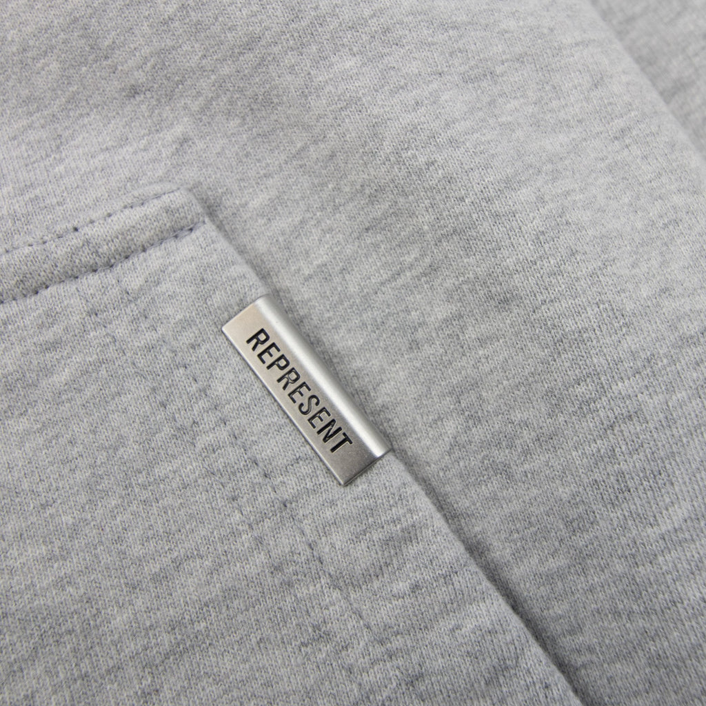 Represent Owners Club Hoodie Ash Grey/black