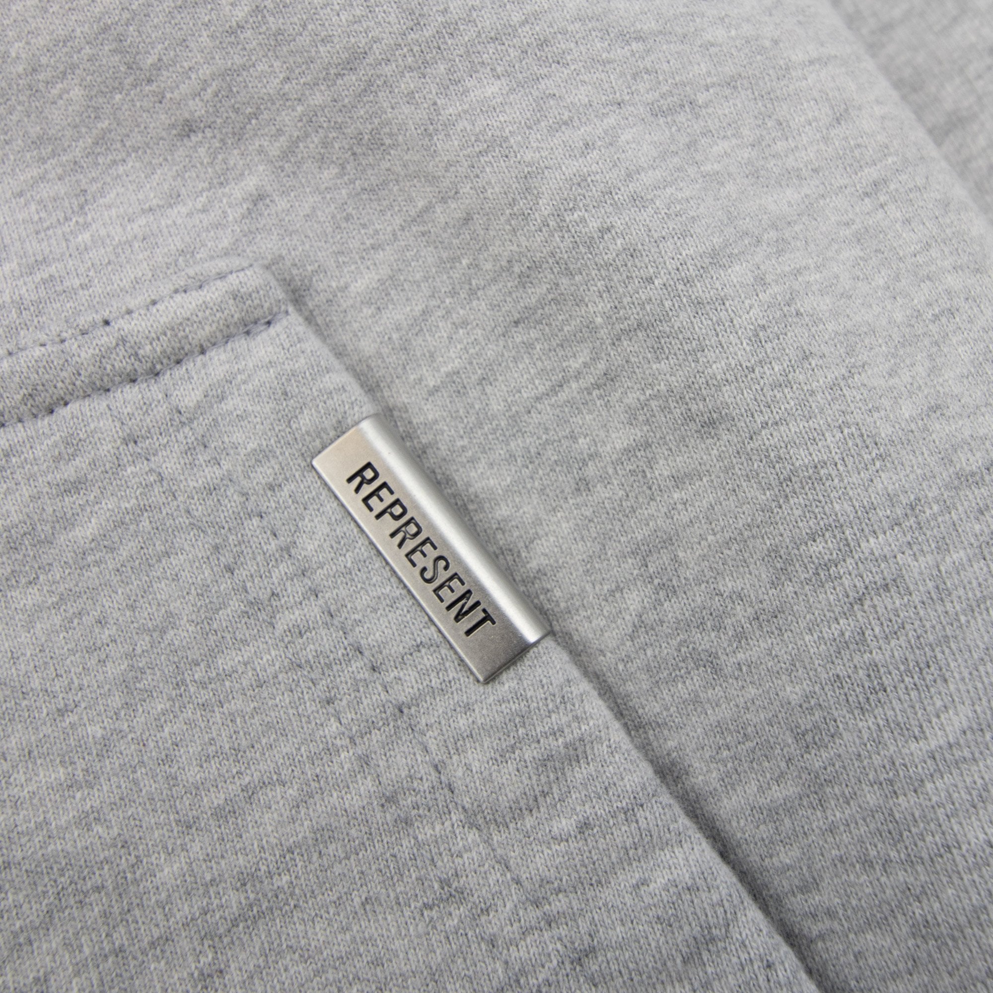 Represent Owners Club Hoodie Ash Grey/black