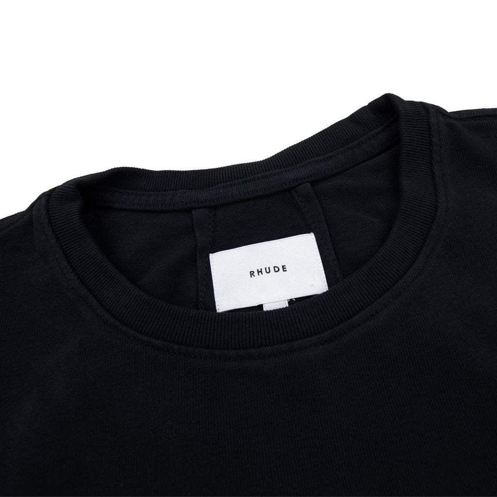 Rhude Script Crest Tee Vintage Black