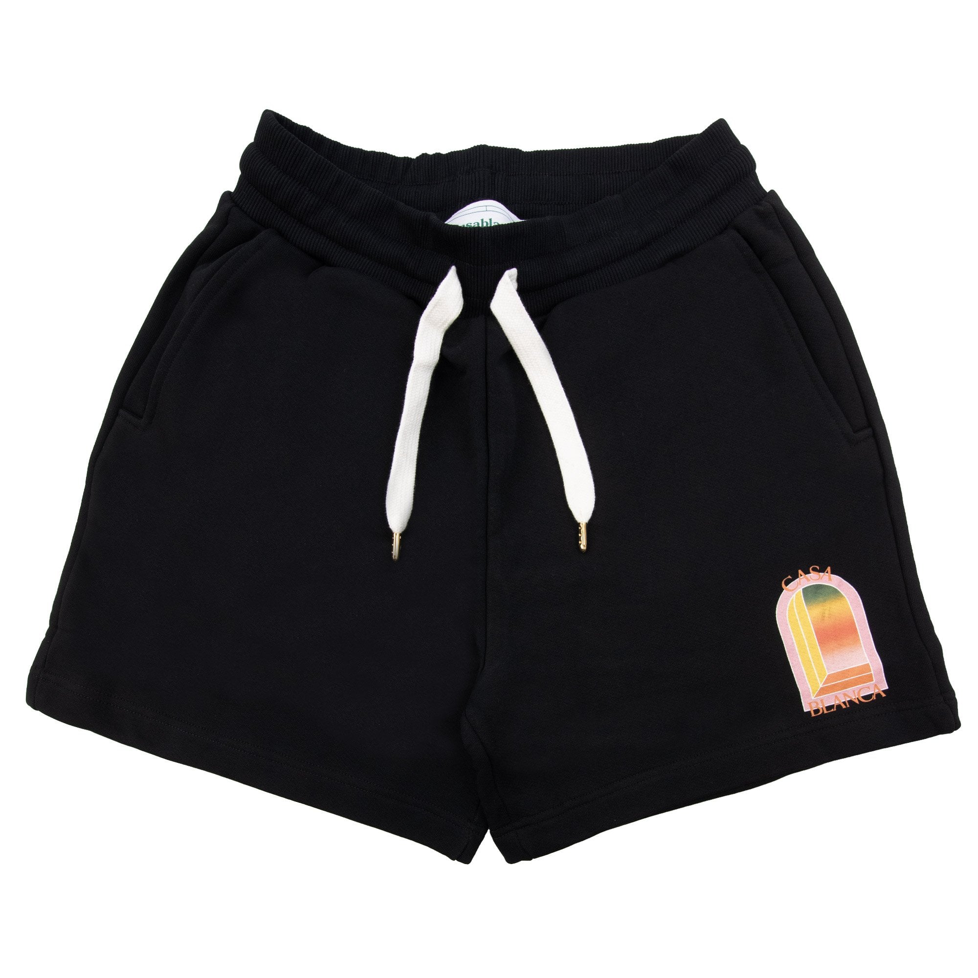 Casablanca Gradient Arch Logo Sweatshort Black