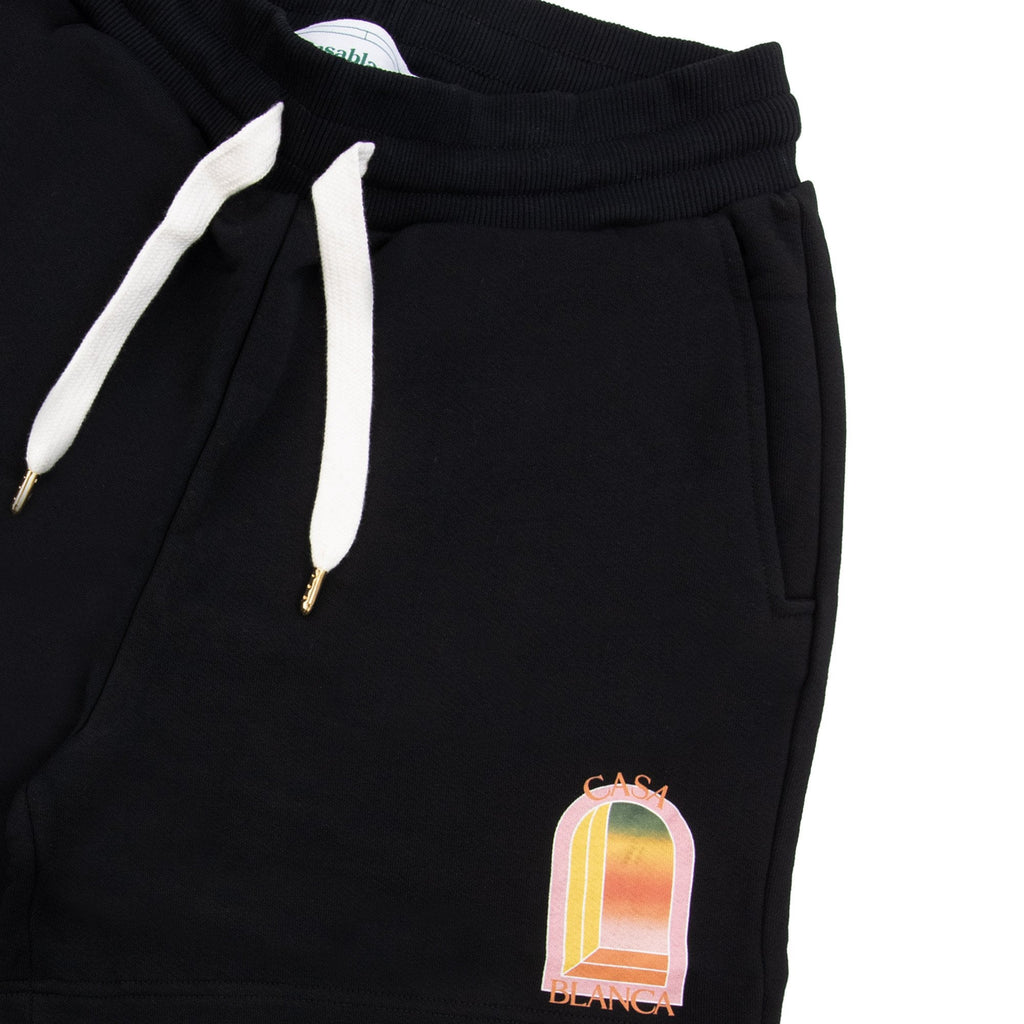 Casablanca Gradient Arch Logo Sweatshort Black