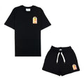 Casablanca Gradient Arch Logo T Shirt & Short Set Black
