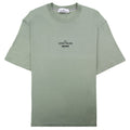 Stone Island 2100037 Organic Cotton T-shirt With Archivio Print Khaki V0055