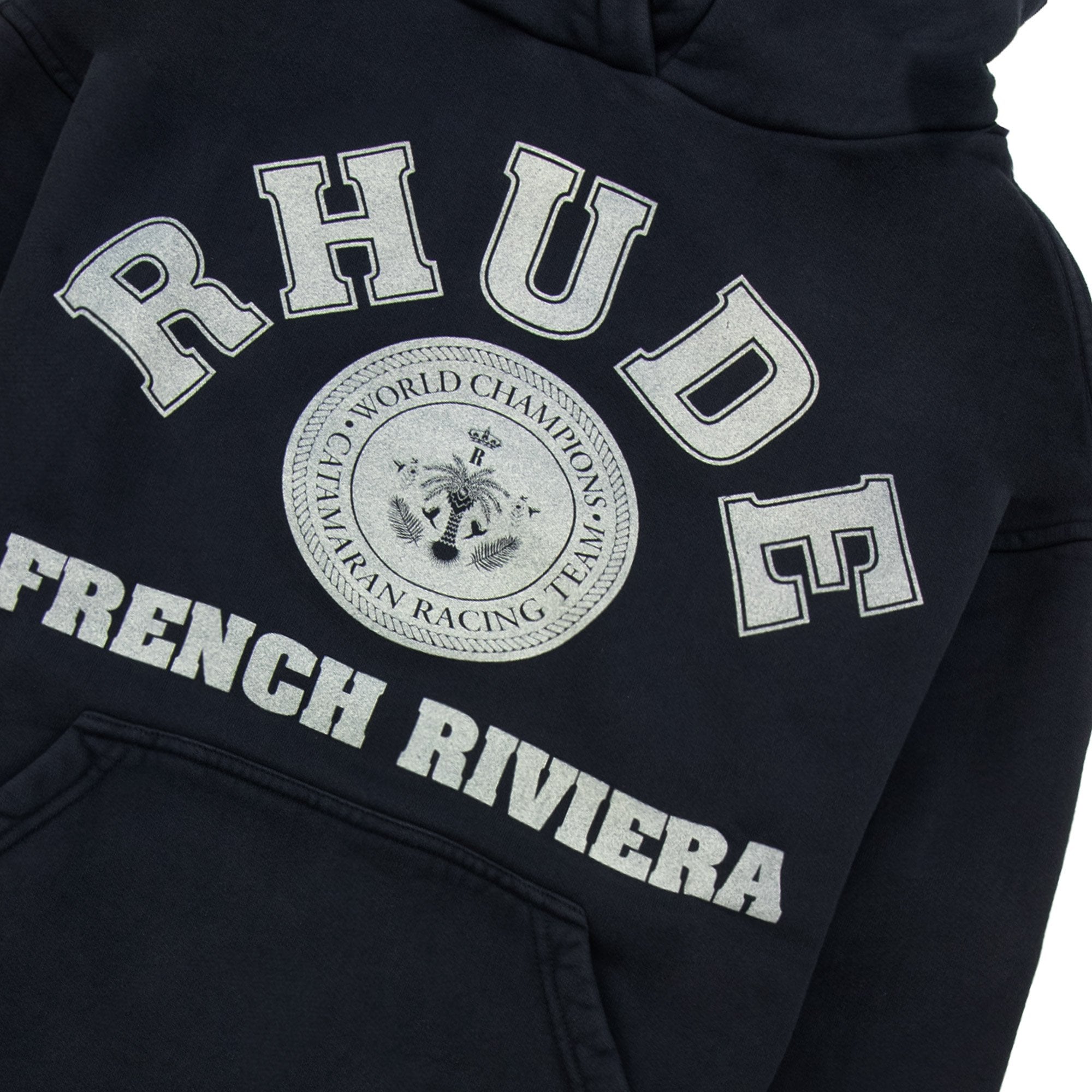Rhude French Riviera Hoody Vintage Black