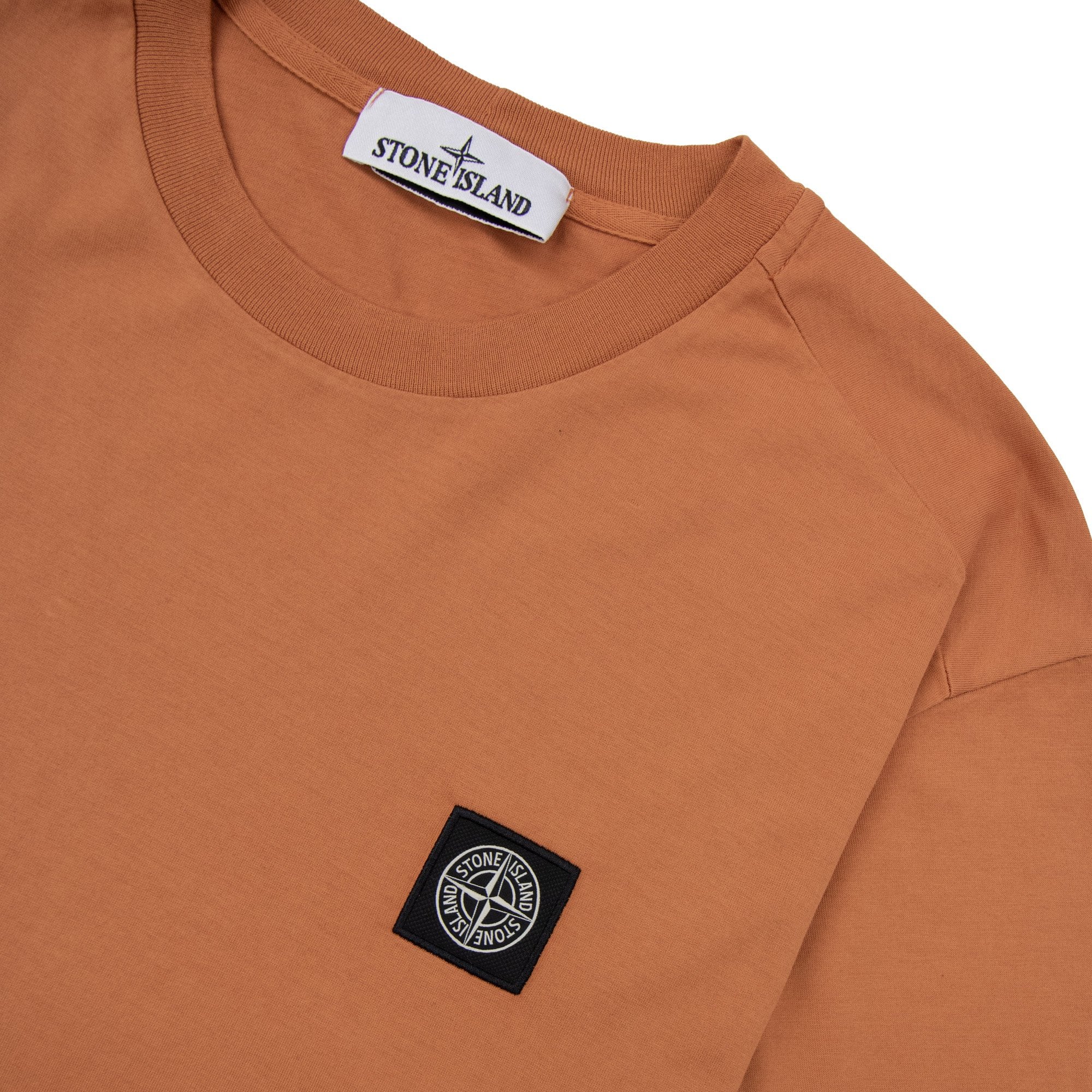 Stone Island Small Logo Patch Sienna Brown V0073