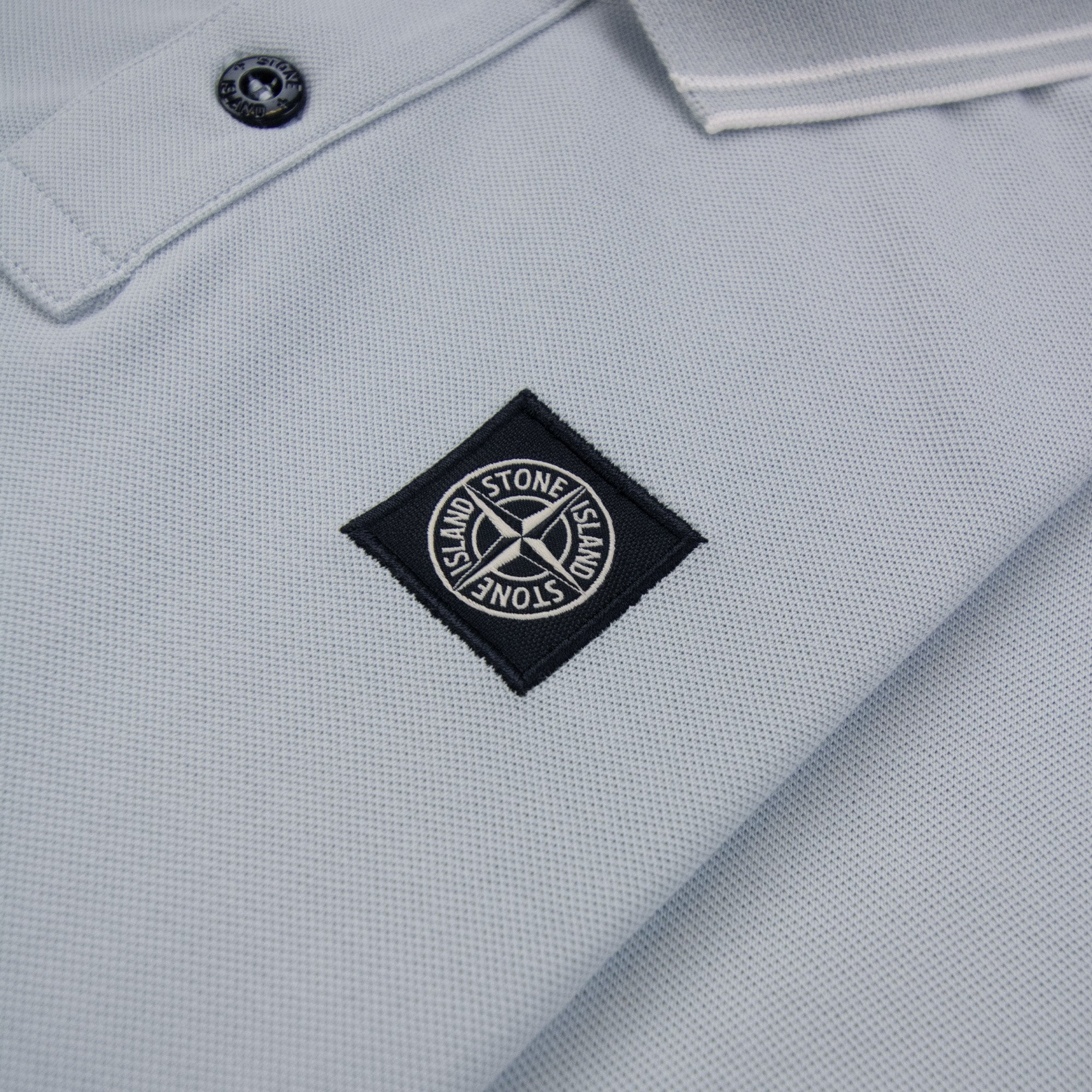 Stone Island Junior Polo SS Kids Sky Blue V0041