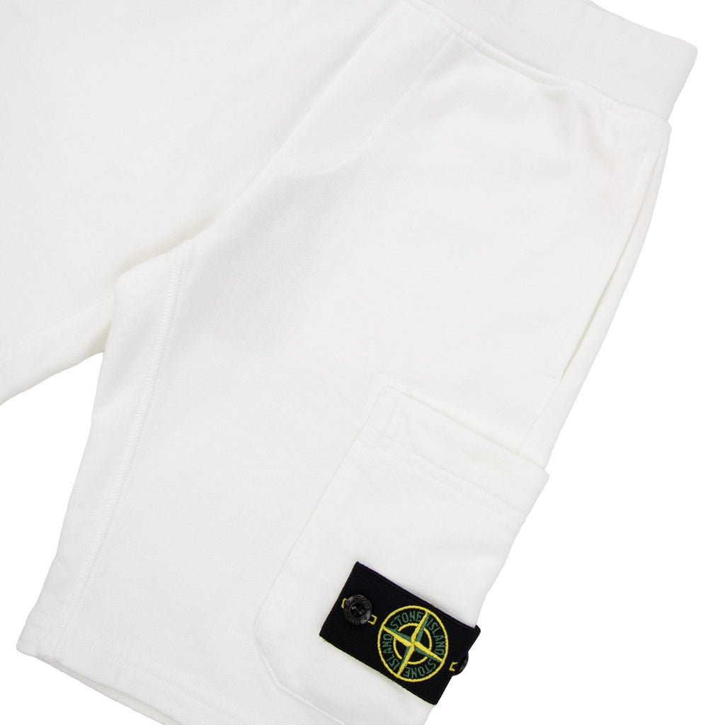 Stone Island Junior S/s Shorts White V0001